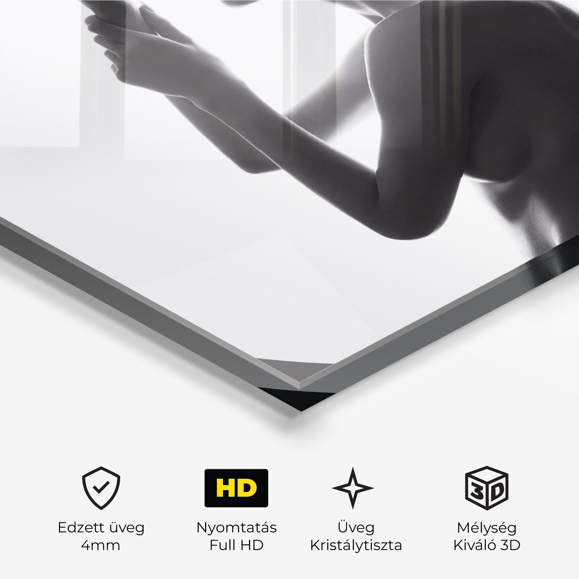 Üvegkép Body Figure mockup 3