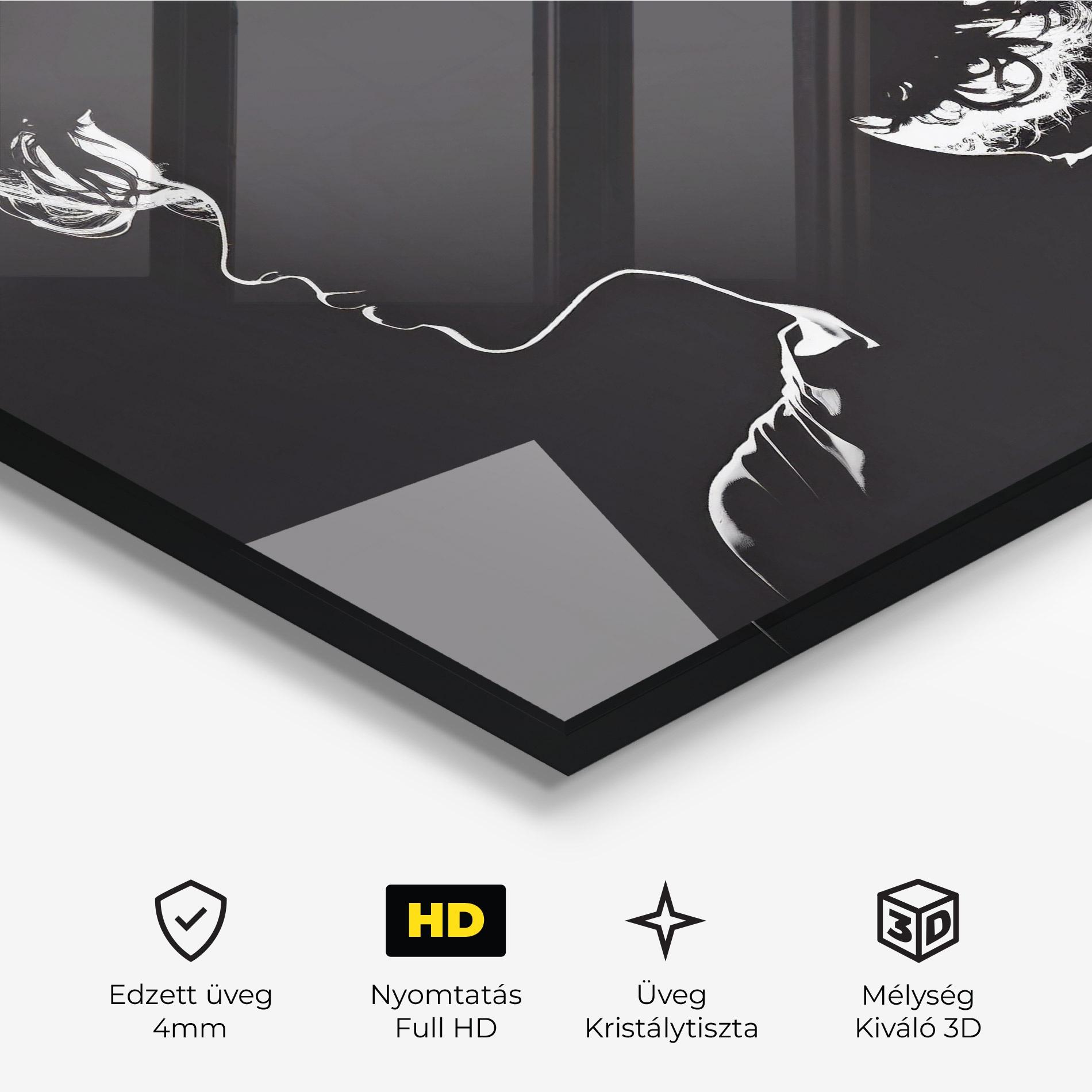 Üvegkép Digital Silhouette mockup 3