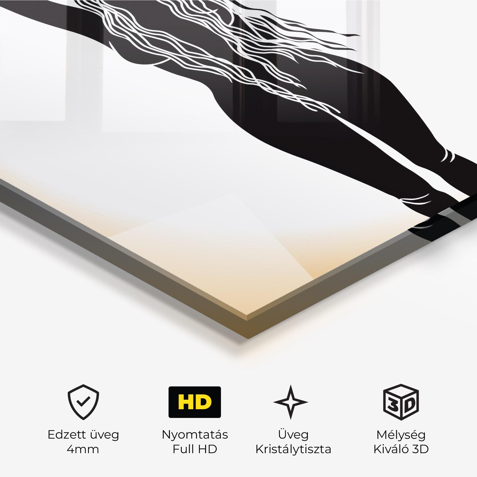 Üvegkép Mistic Woman mockup 3