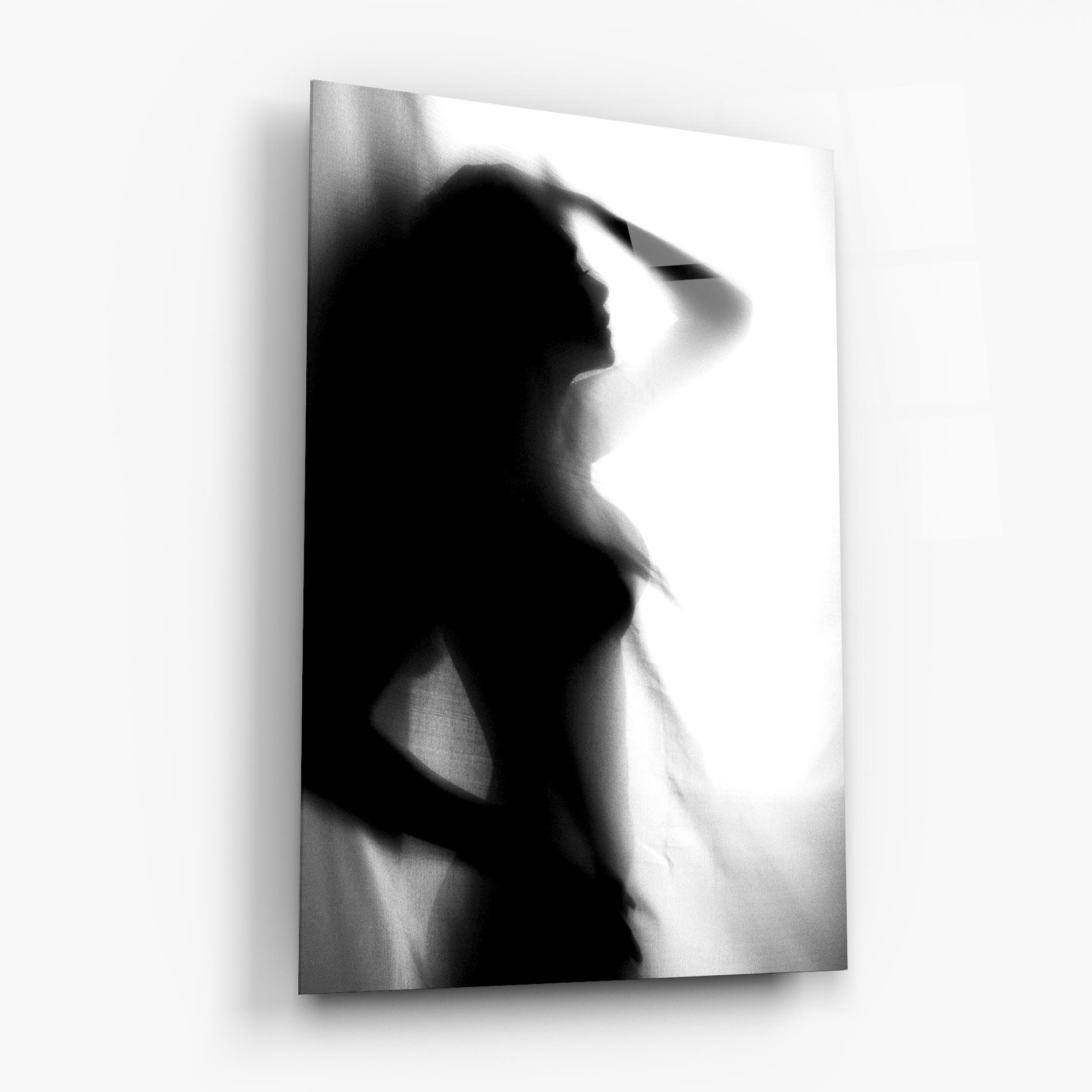 Üvegkép Blurred Girl mockup 6