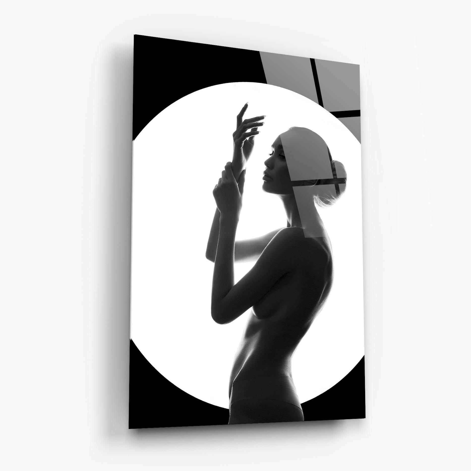 Üvegkép Body Figure mockup 6