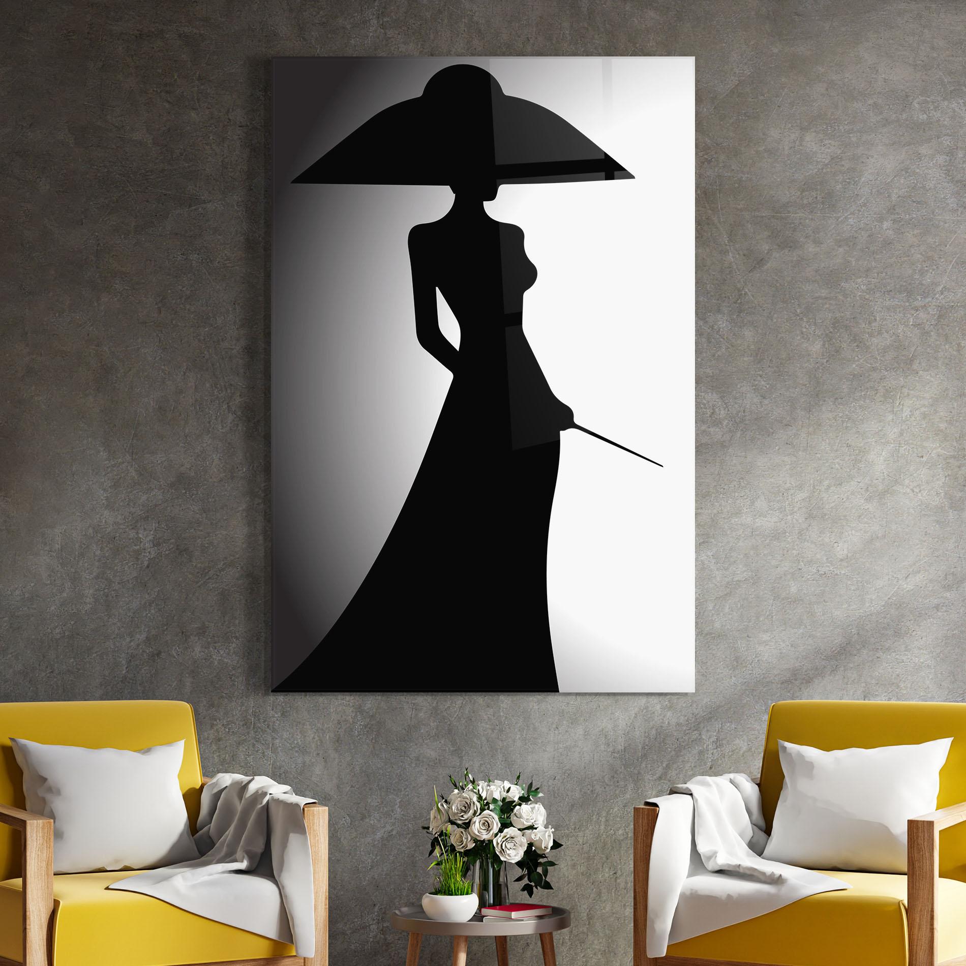 Üvegkép Big Hat Lady mockup 4