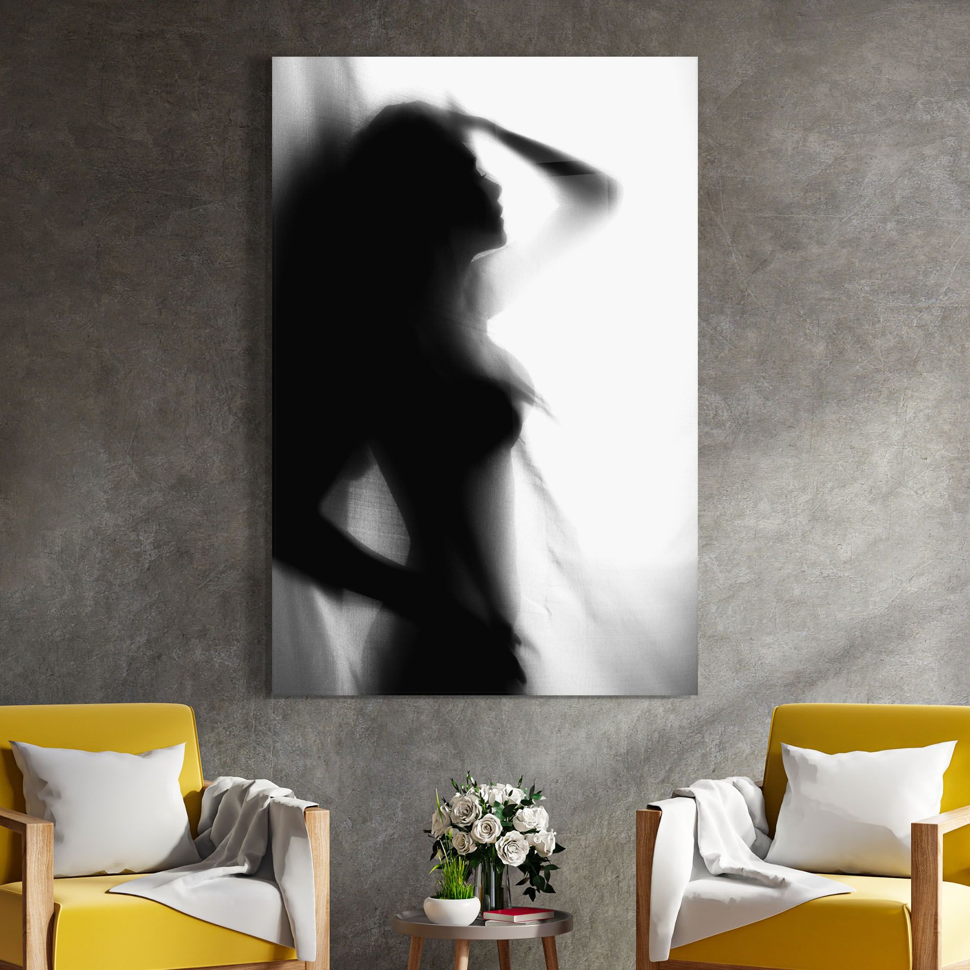Blurred Girl mockup 4