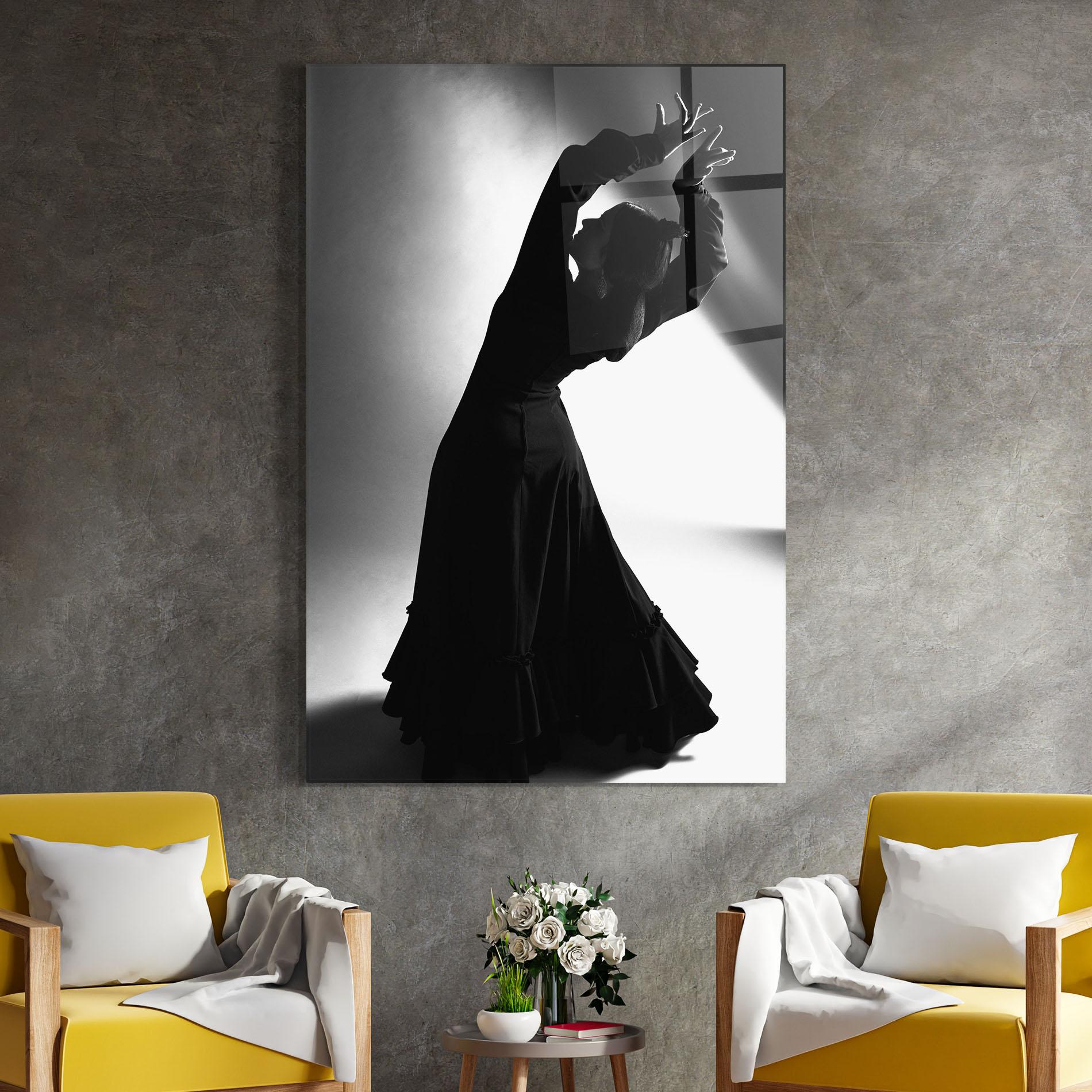 Üvegkép Full Shot Dancer mockup 4