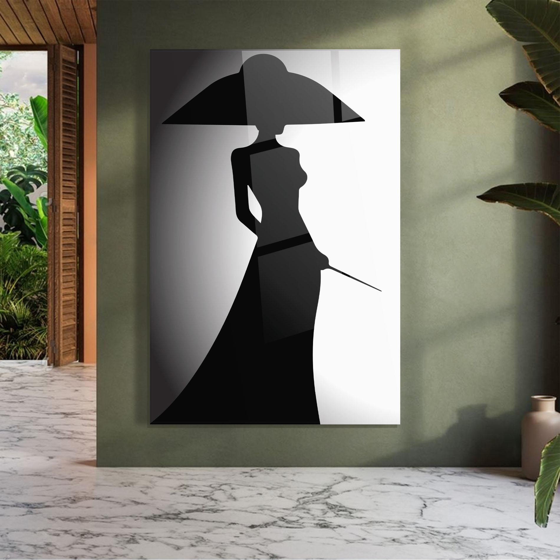 Üvegkép Big Hat Lady mockup 7