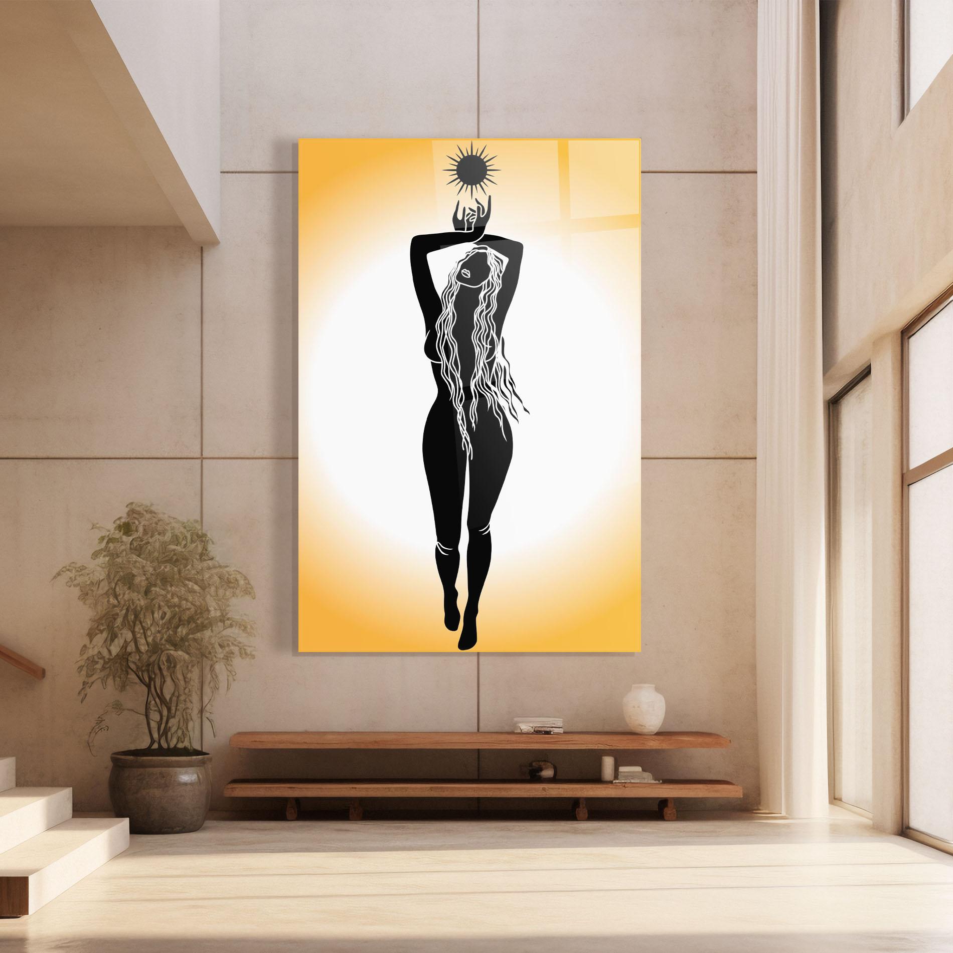Üvegkép Mistic Woman mockup 8