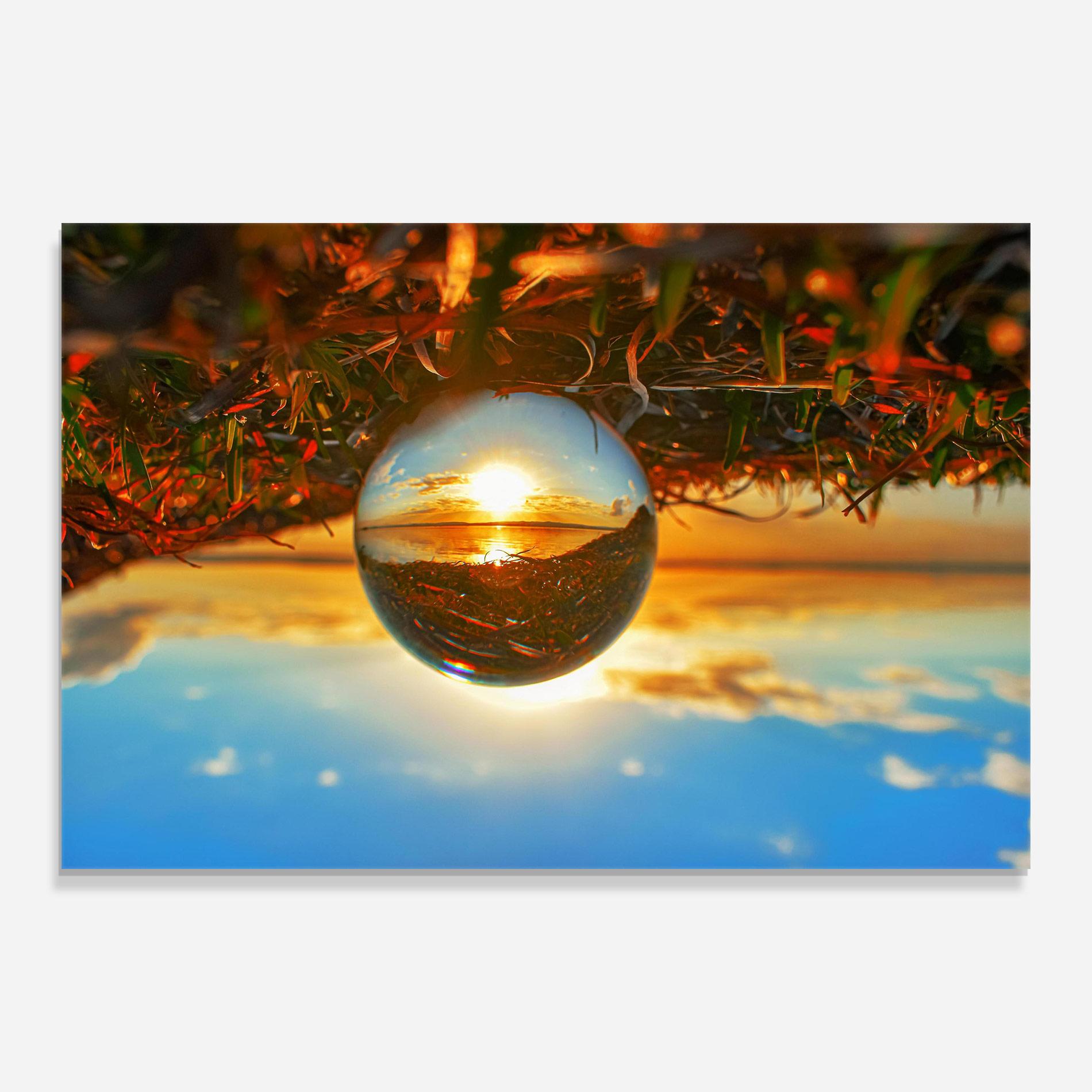 Üvegkép Creative Crystal Ball mockup 0