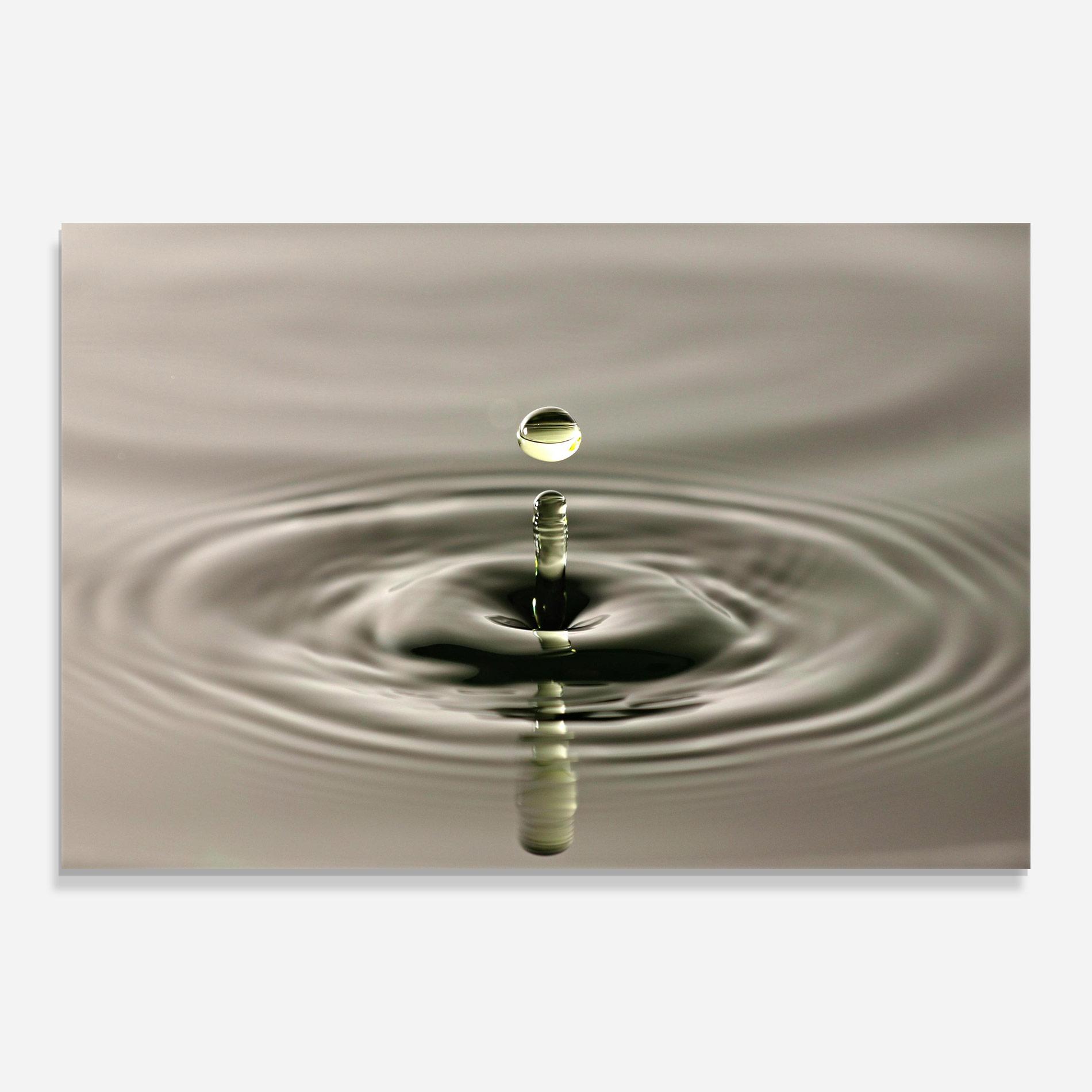 Üvegkép Green Water Drop mockup 0