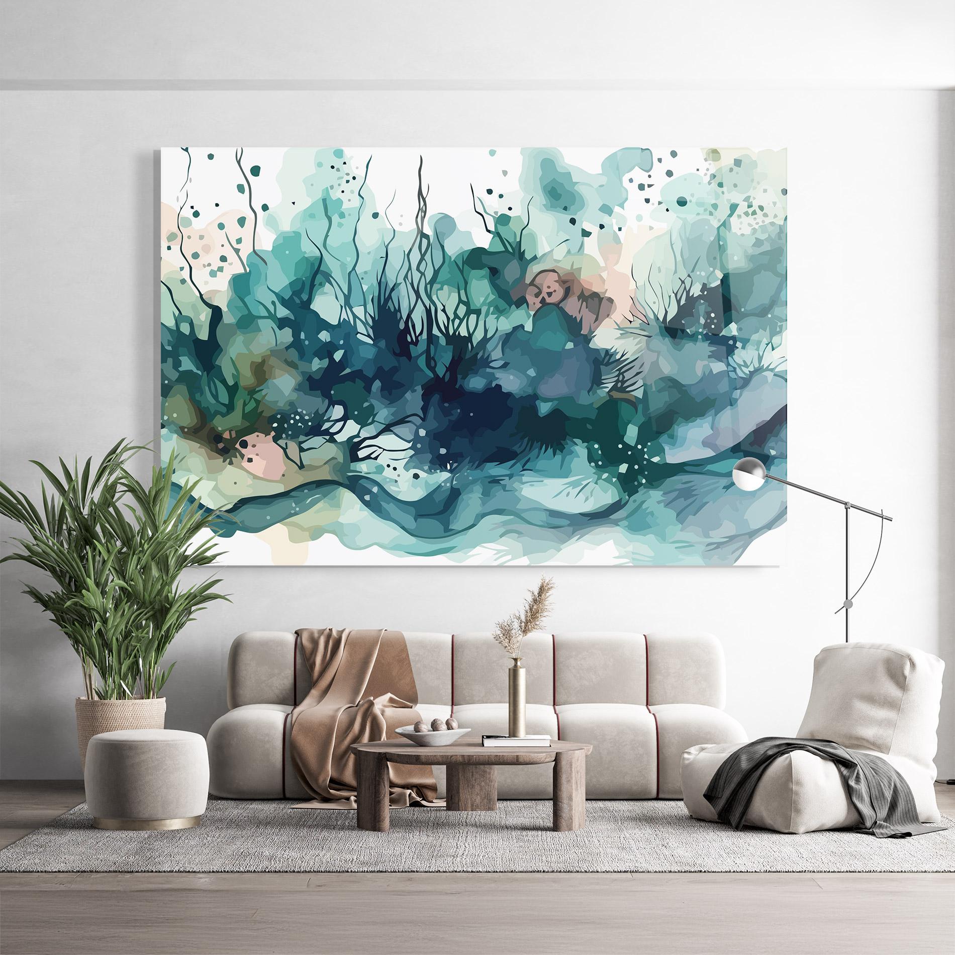 Üvegkép Deep Ocean Art mockup 9