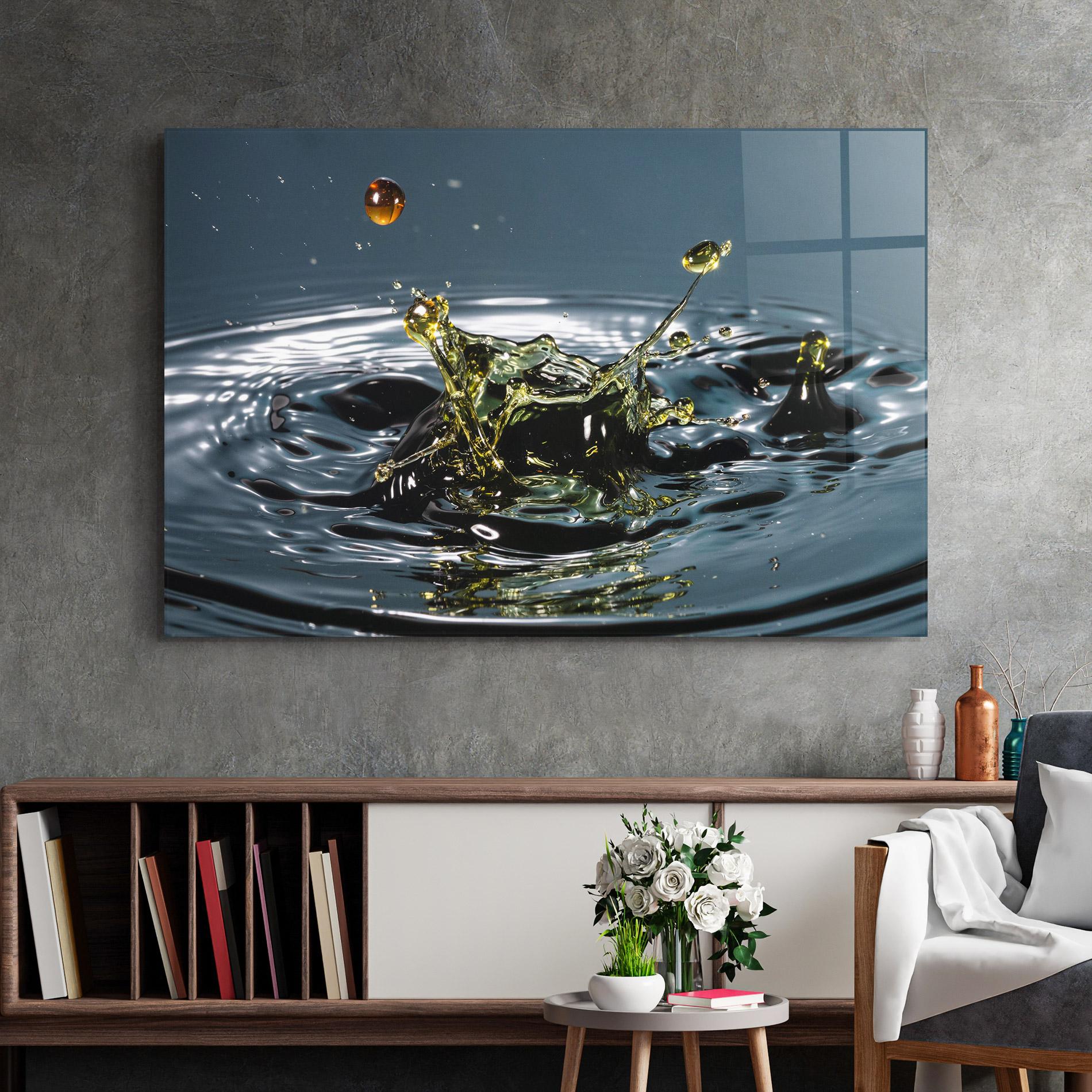 Üvegkép Beautiful Life Water mockup 2