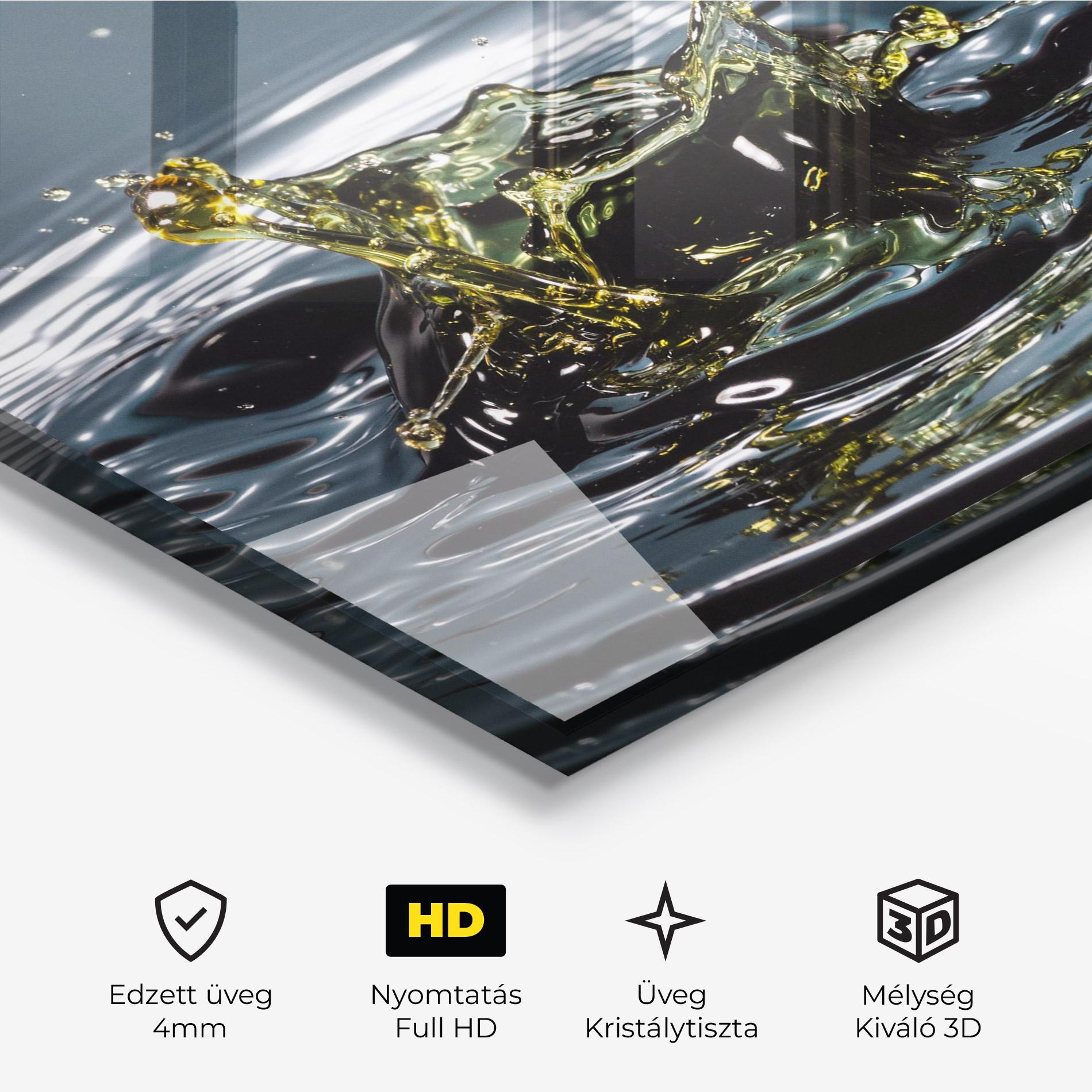 Üvegkép Beautiful Life Water mockup 3