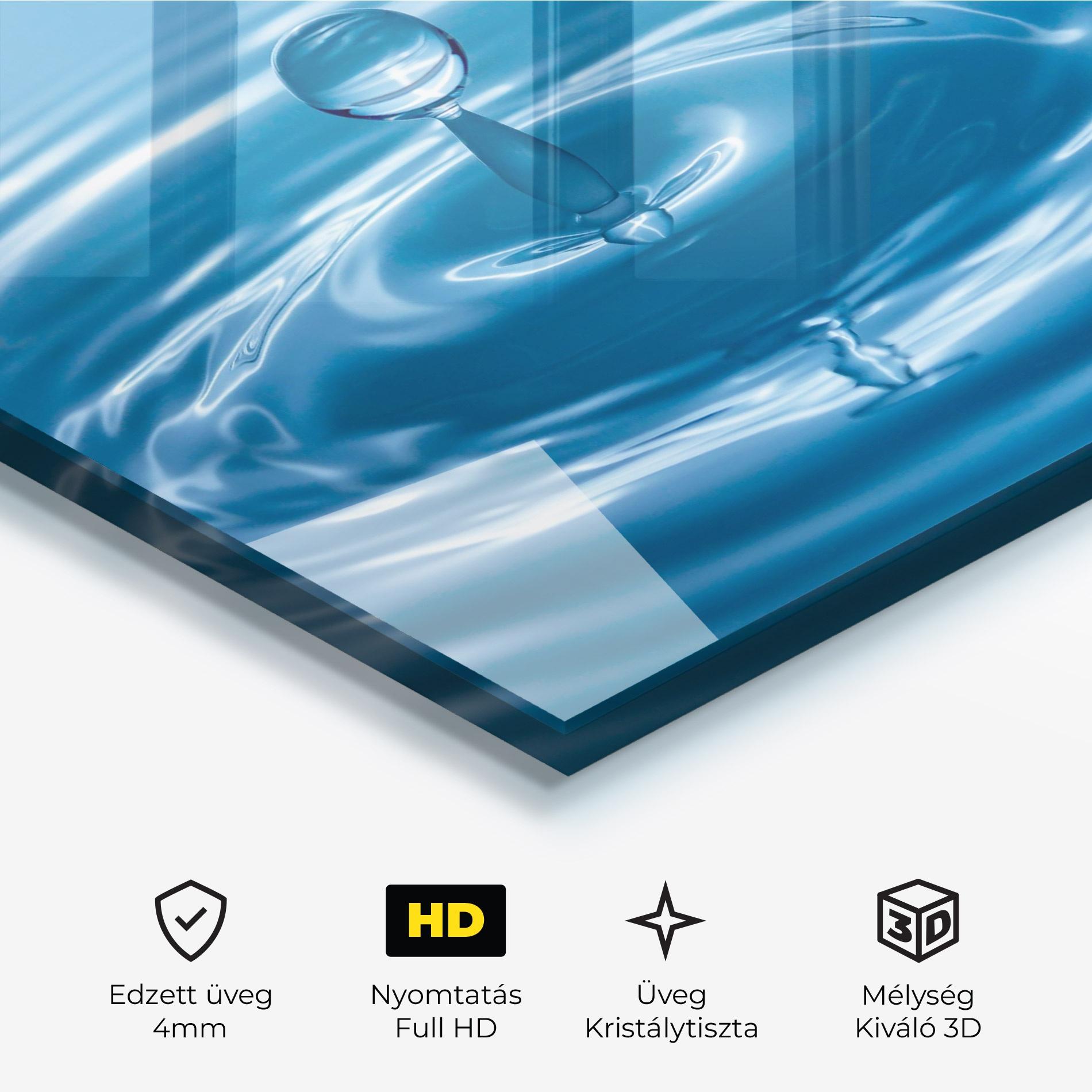 Üvegkép Drop Close Up mockup 3