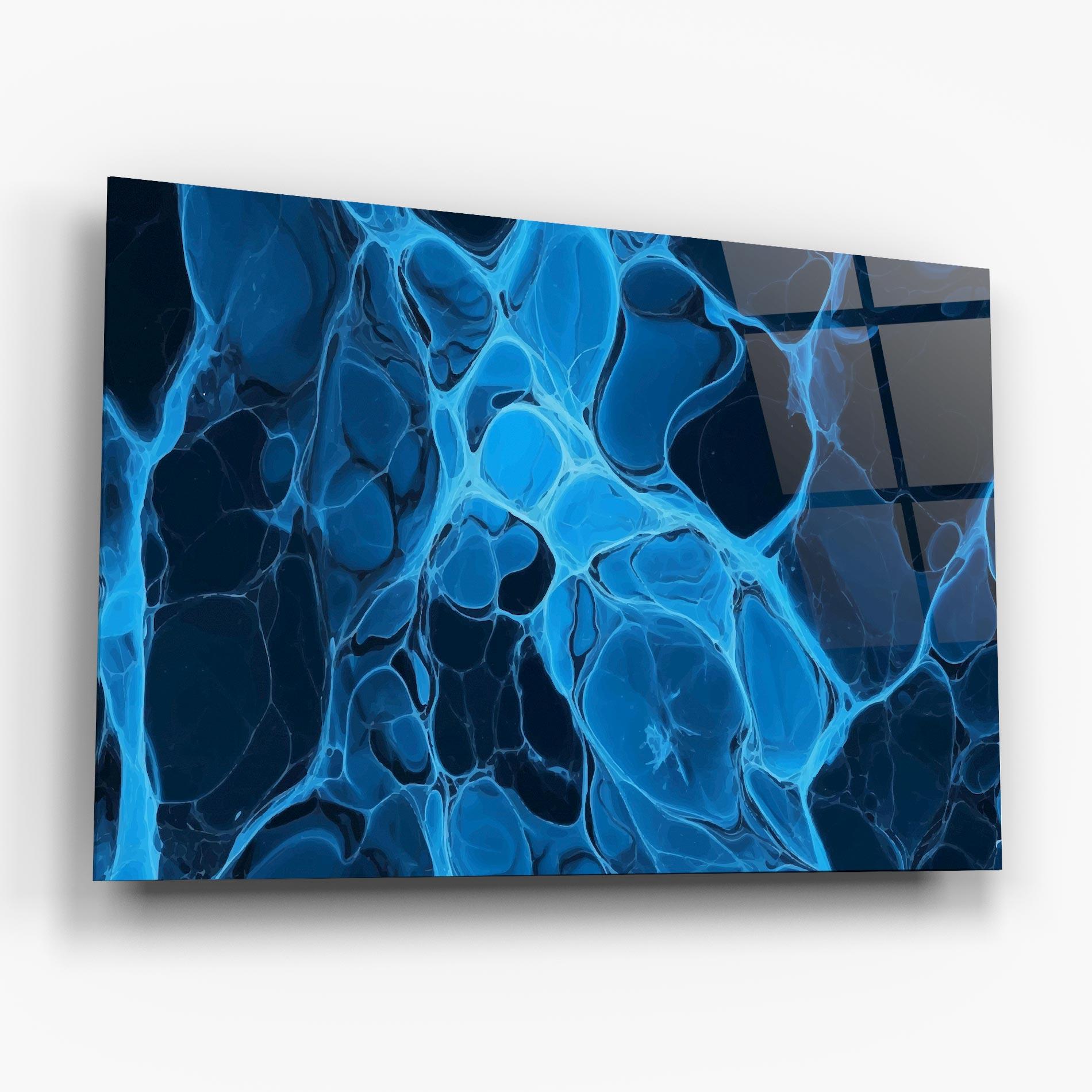 Üvegkép Blue Shade Water mockup 6