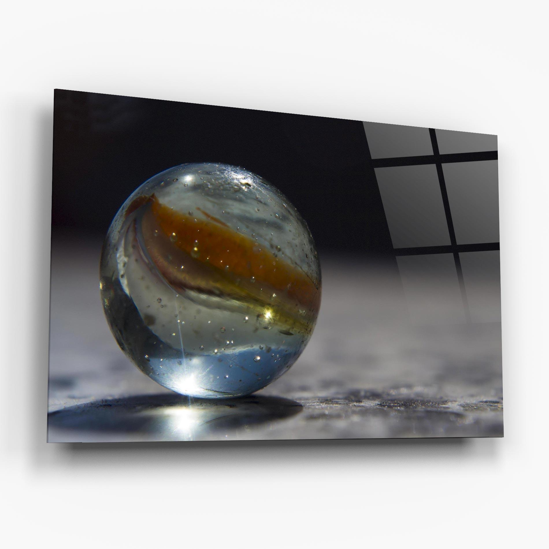 Üvegkép Colorful Glass Sphere mockup 6