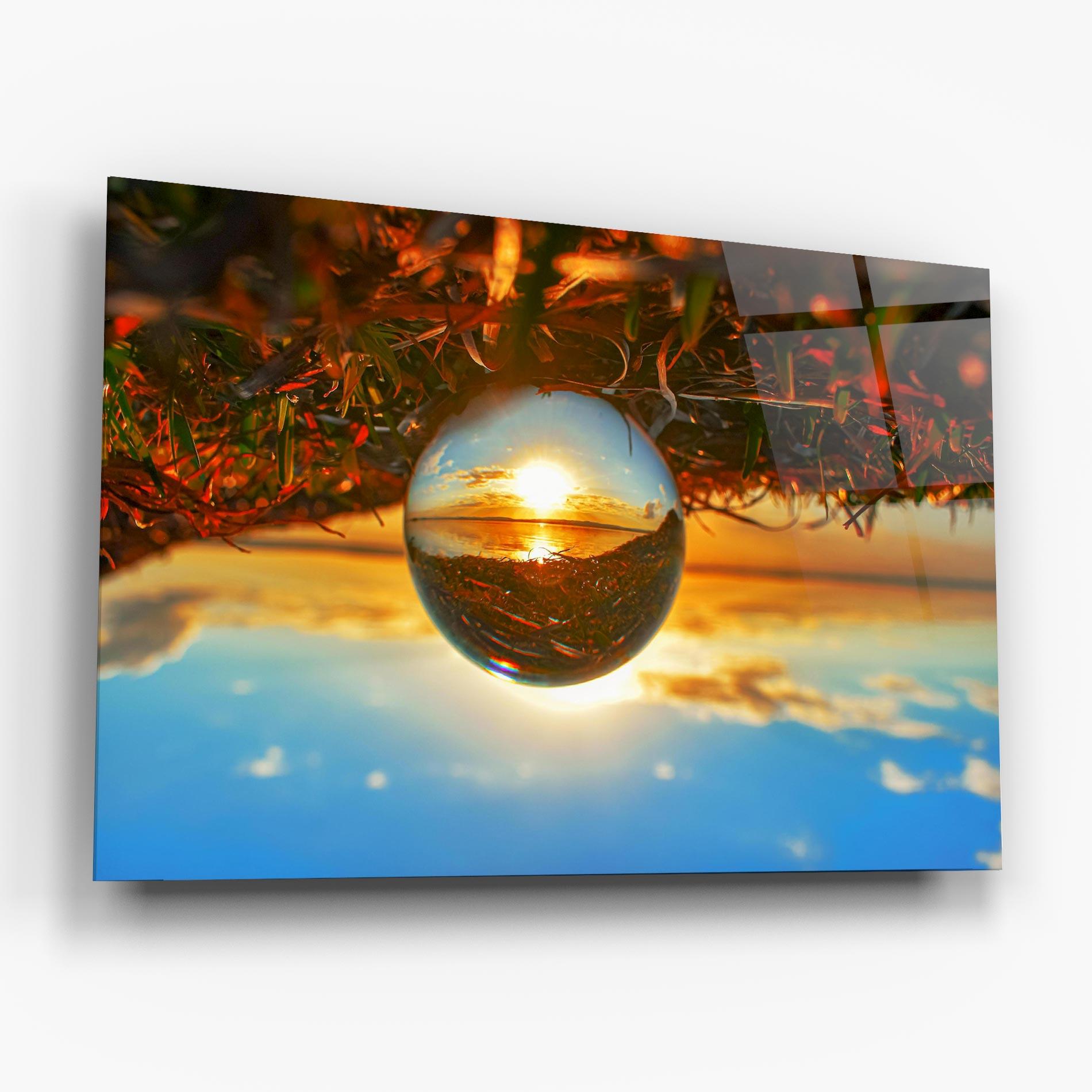 Üvegkép Creative Crystal Ball mockup 6