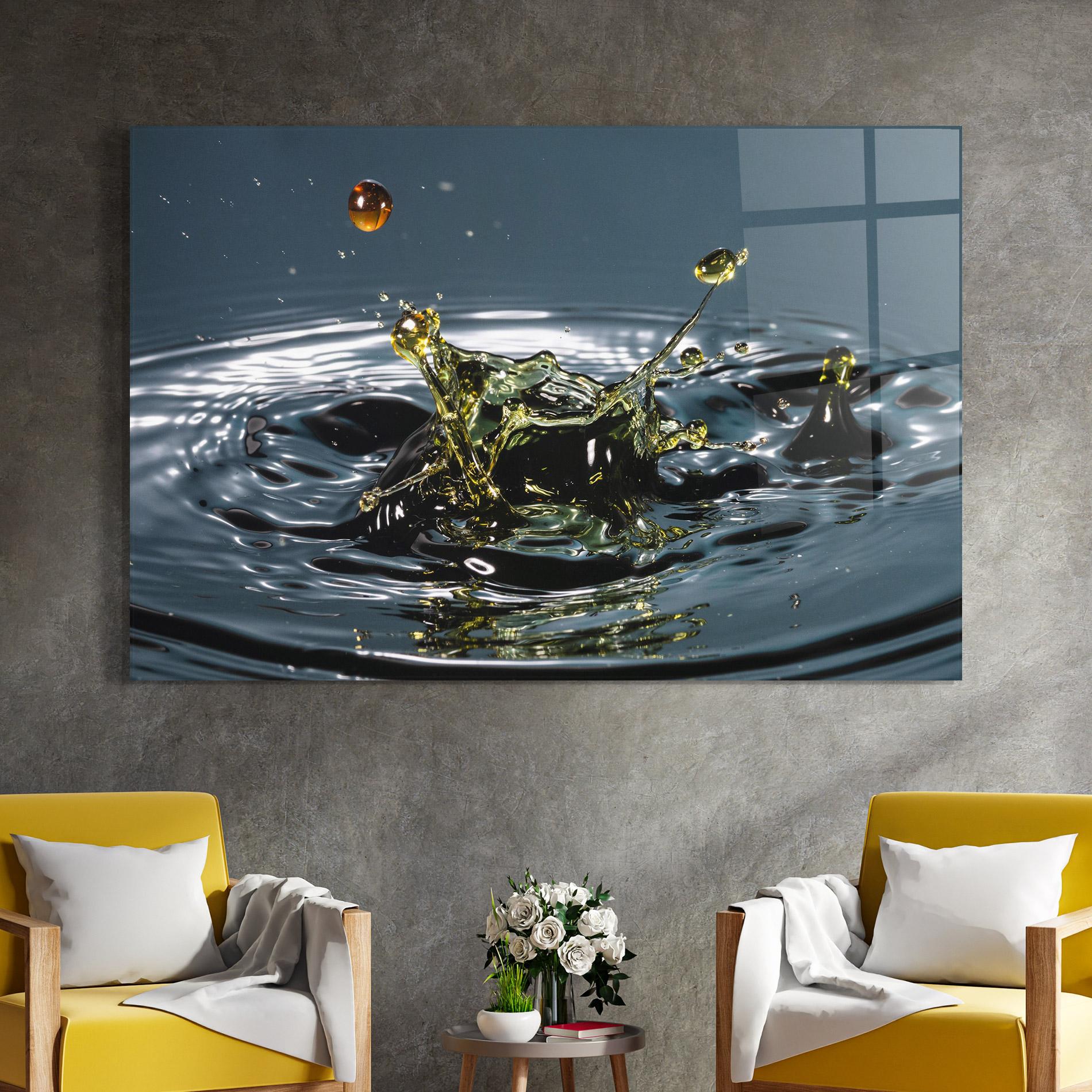 Üvegkép Beautiful Life Water mockup 4