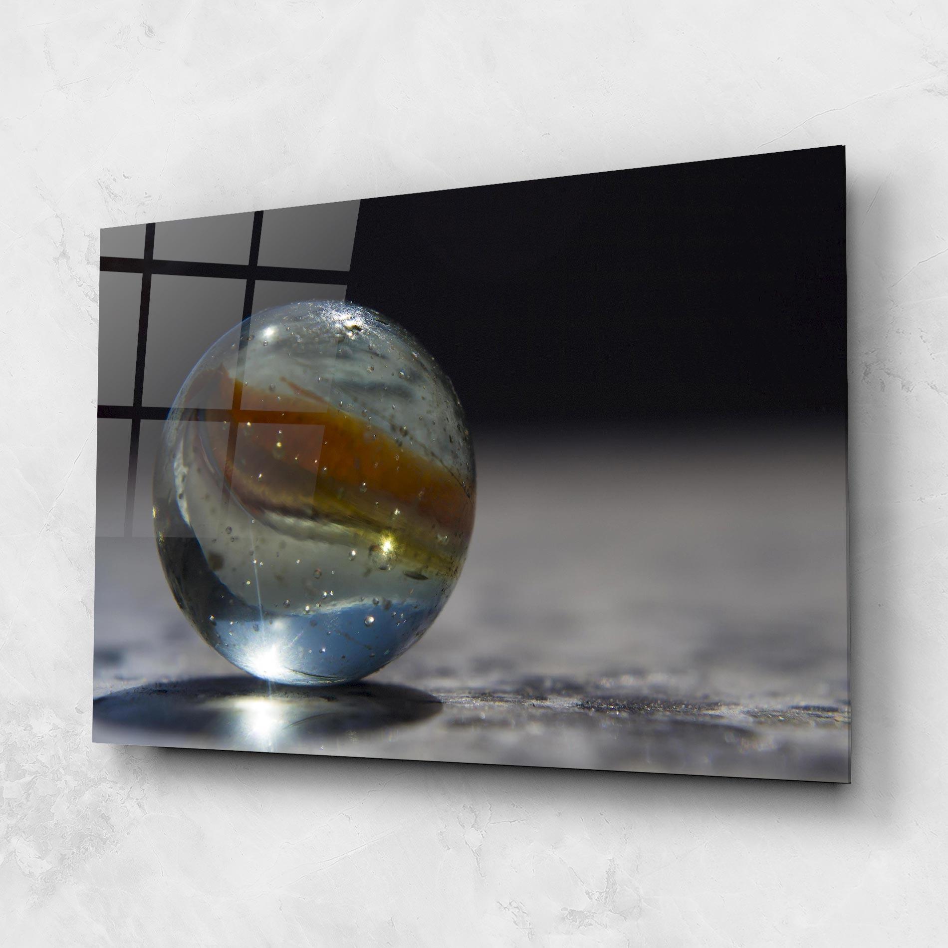 Üvegkép Colorful Glass Sphere mockup 1