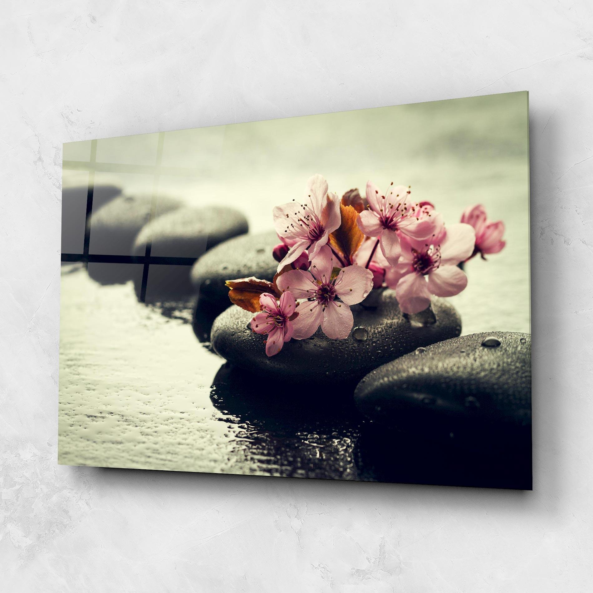 Üvegkép Hot Spa Flowers mockup 1
