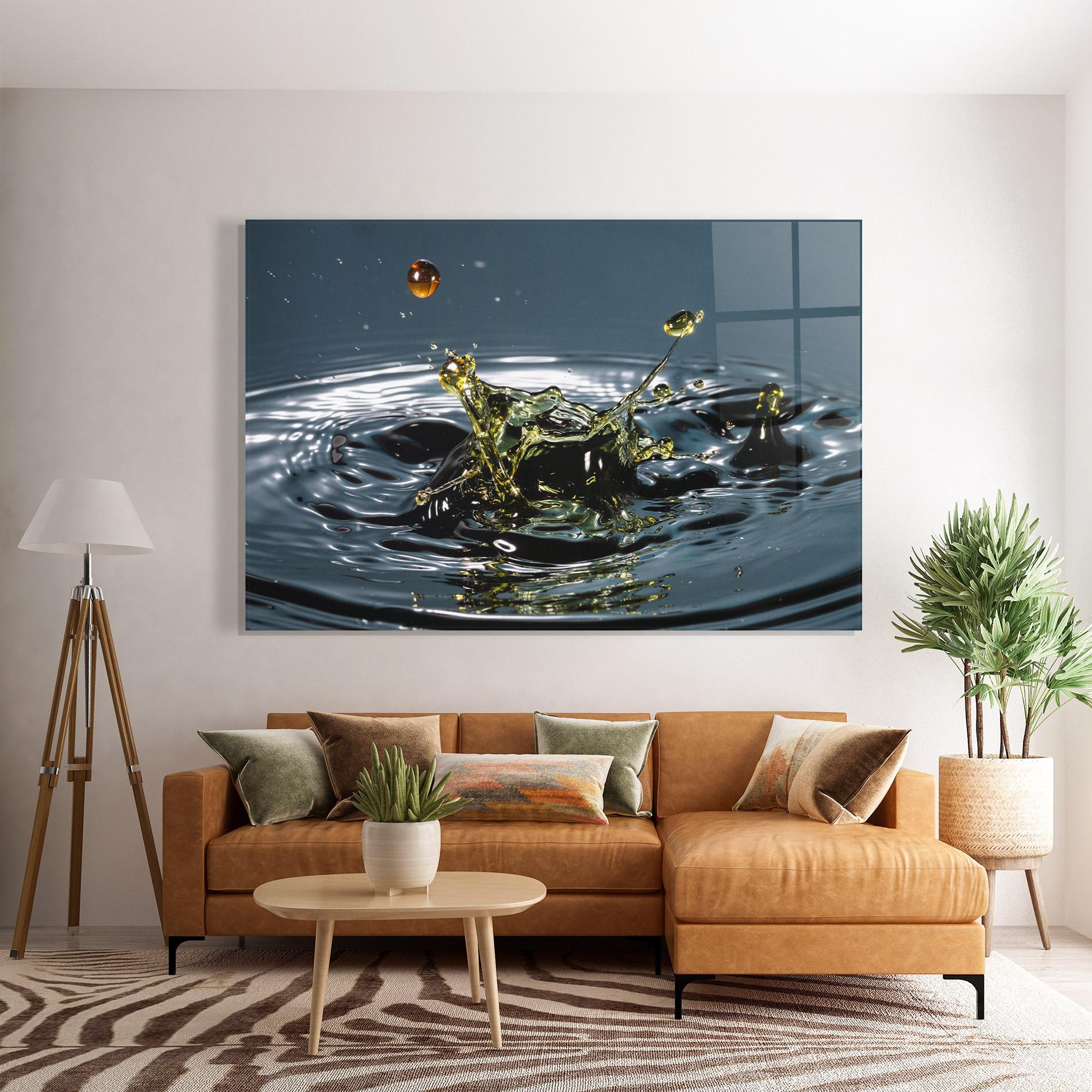 Üvegkép Beautiful Life Water mockup 7