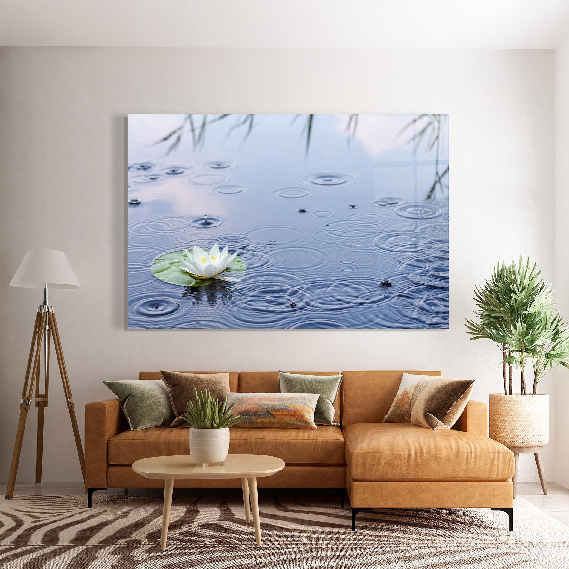 Üvegkép Clear Lake Rain mockup 7