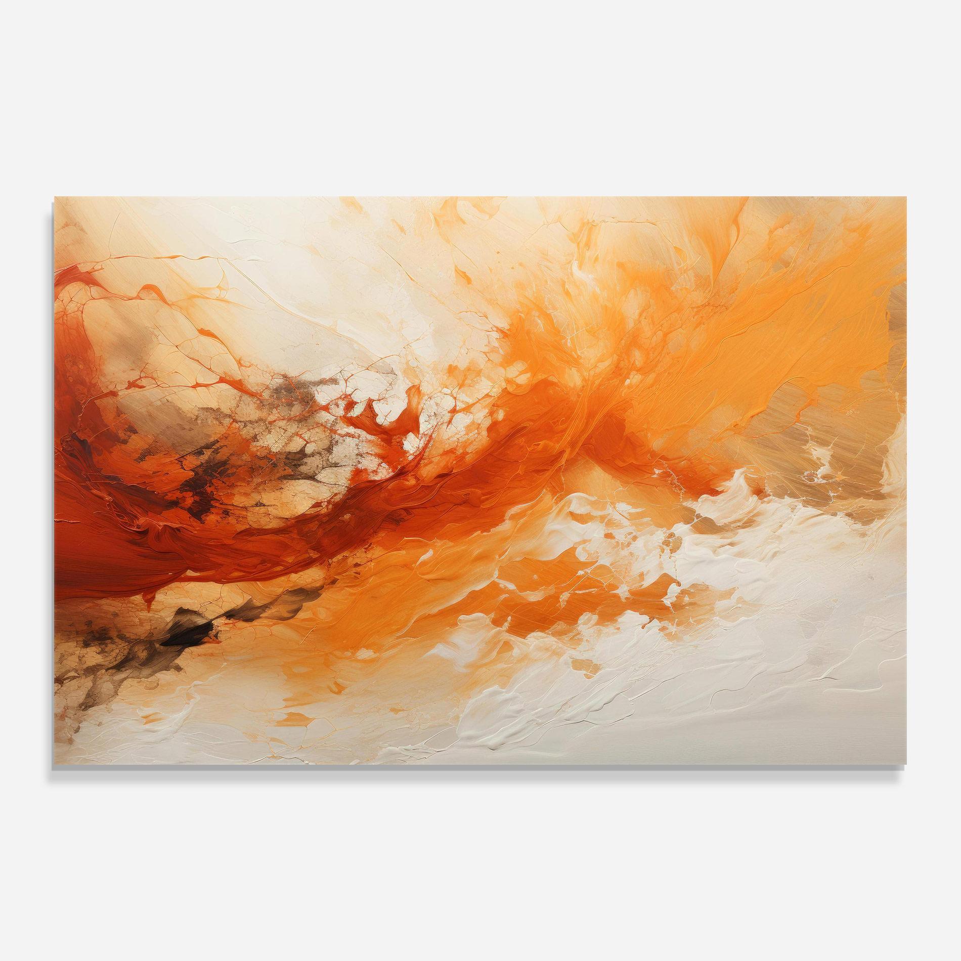 Üvegkép Abstract Fire Painting mockup 0