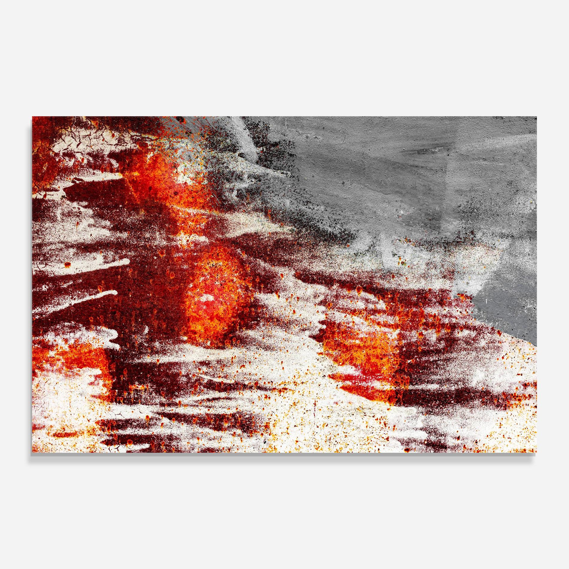 Üvegkép Burning Sign mockup 0