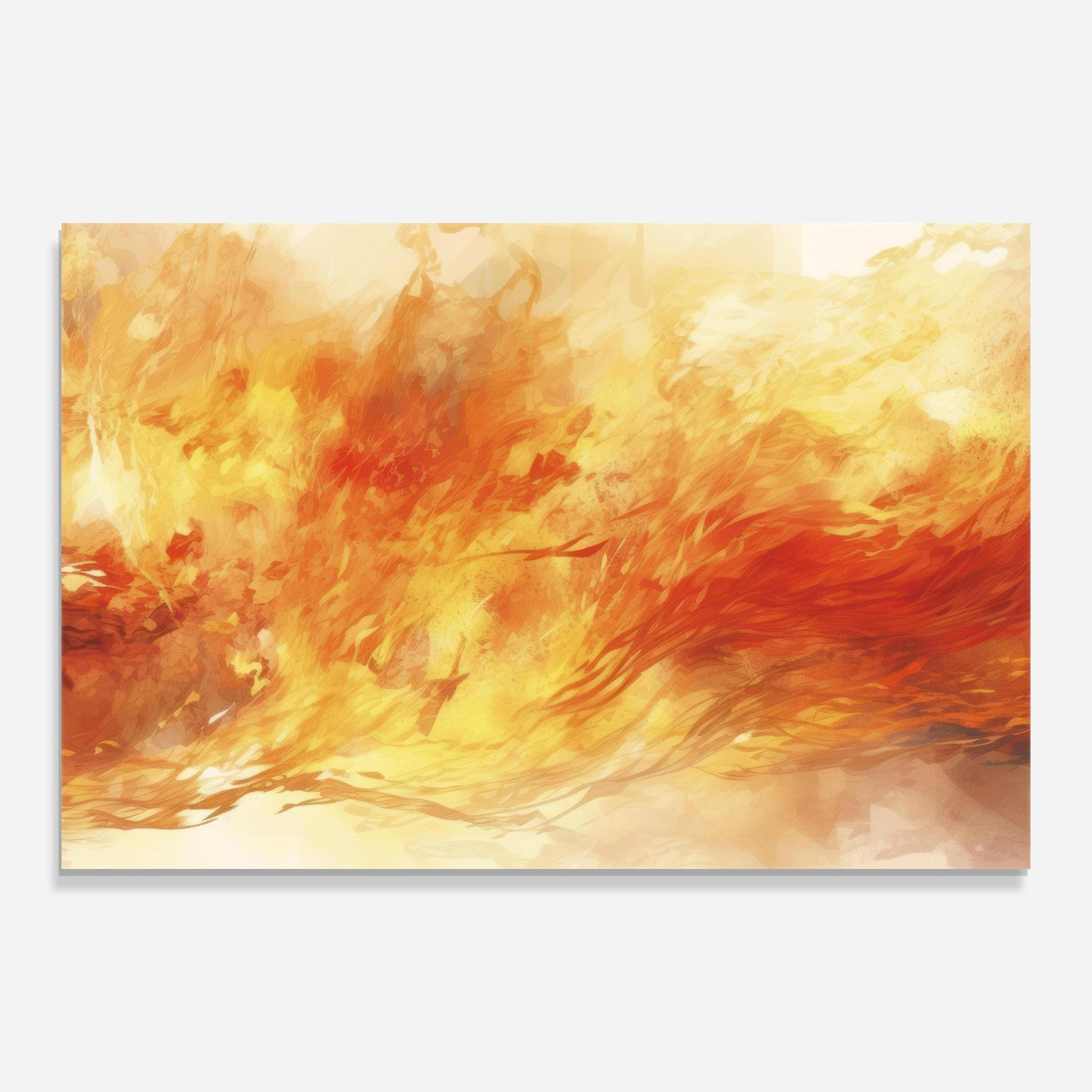 Üvegkép Burning Sparkle mockup 0