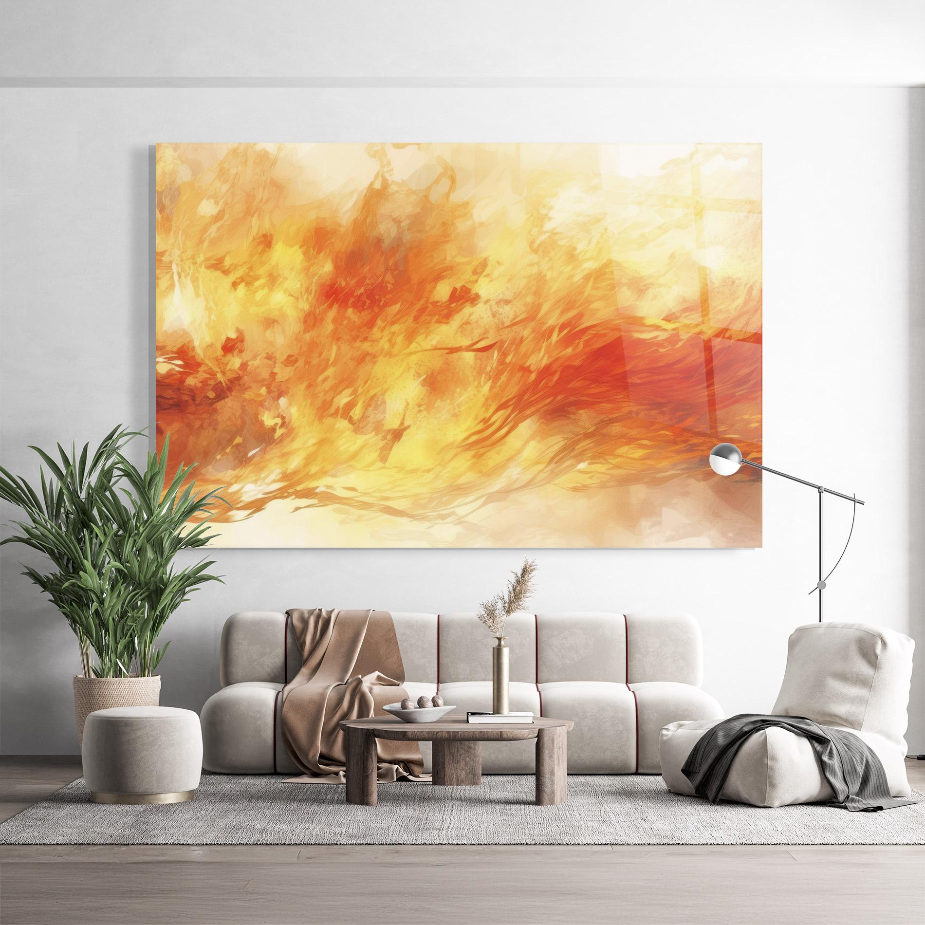 Üvegkép Burning Sparkle mockup 9