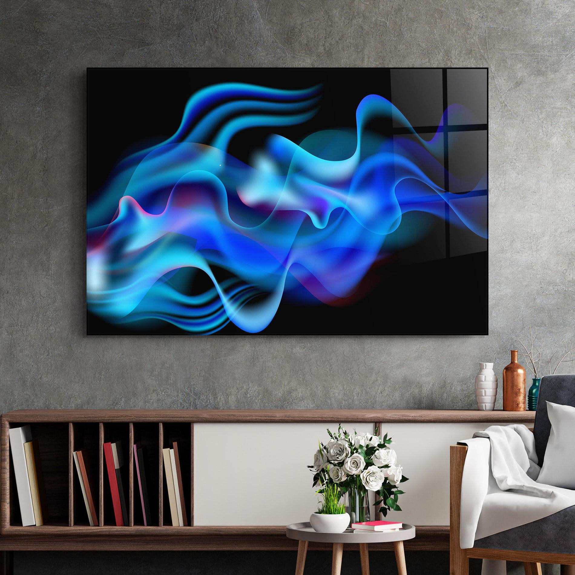 Üvegkép Blue Fire mockup 2