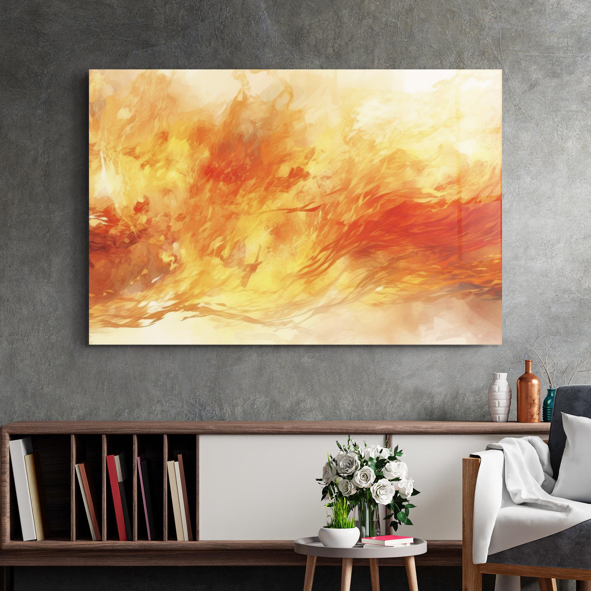 Üvegkép Burning Sparkle mockup 2