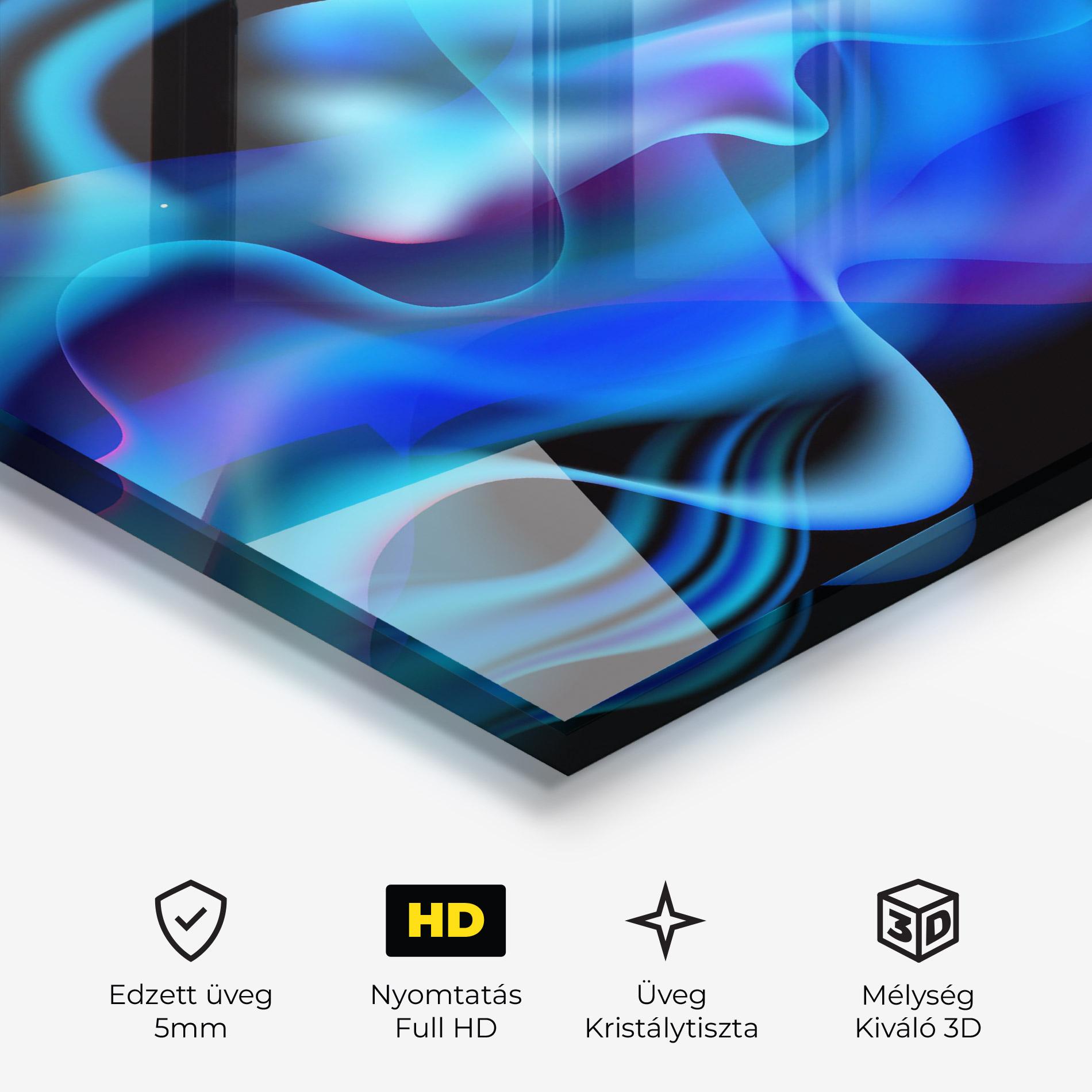 Üvegkép Blue Fire mockup 3