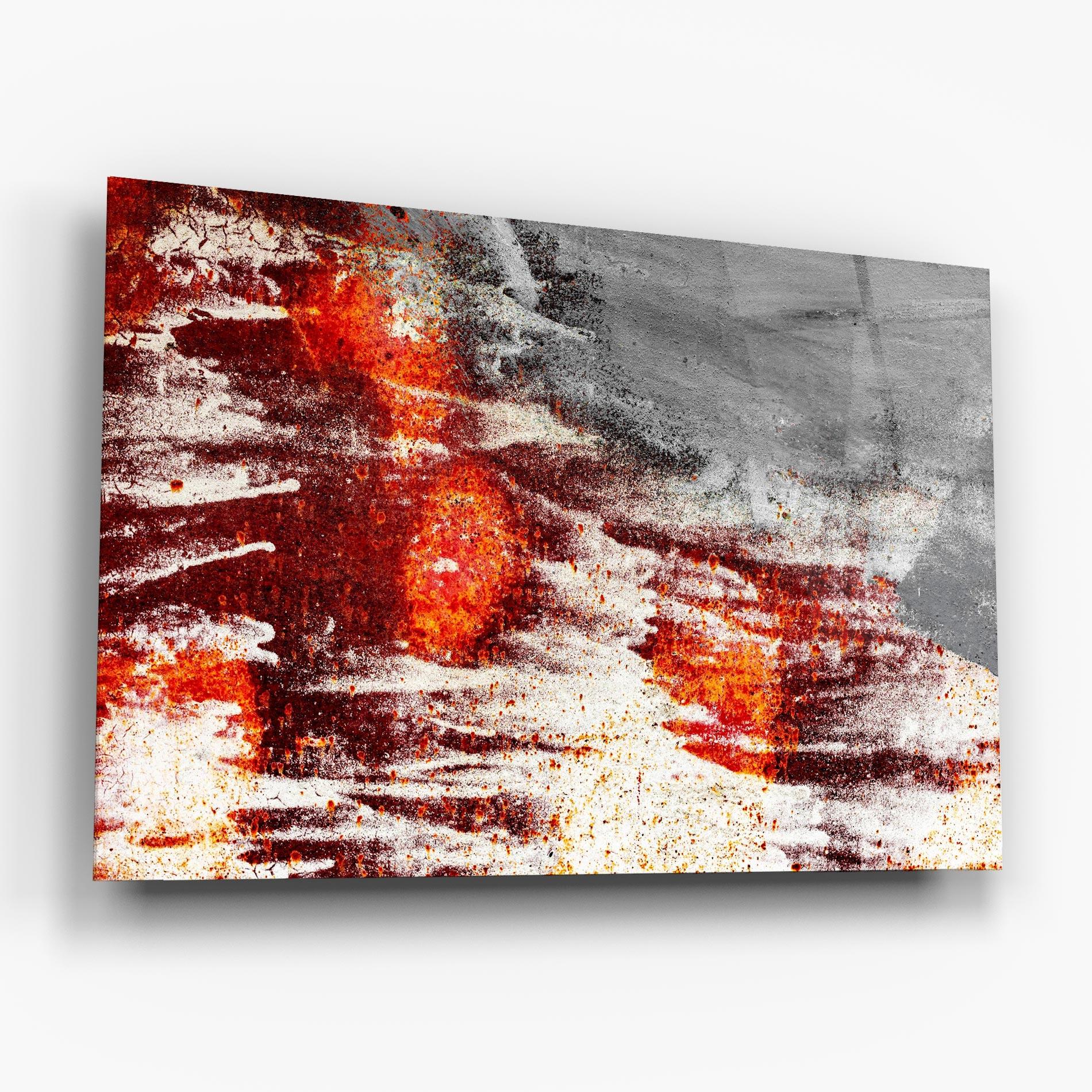 Üvegkép Burning Sign mockup 6