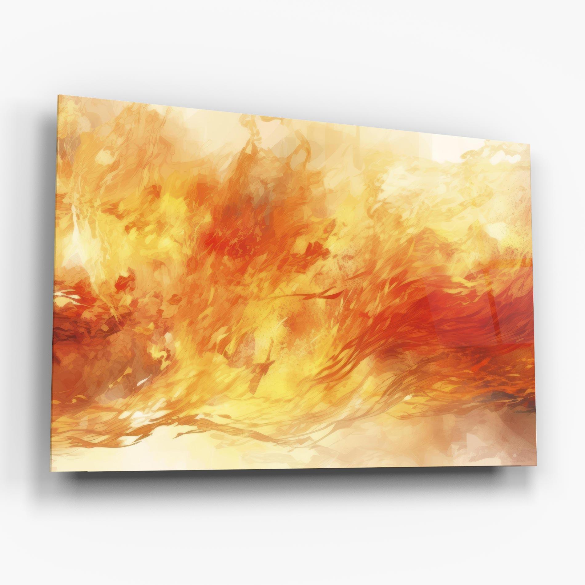 Üvegkép Burning Sparkle mockup 6