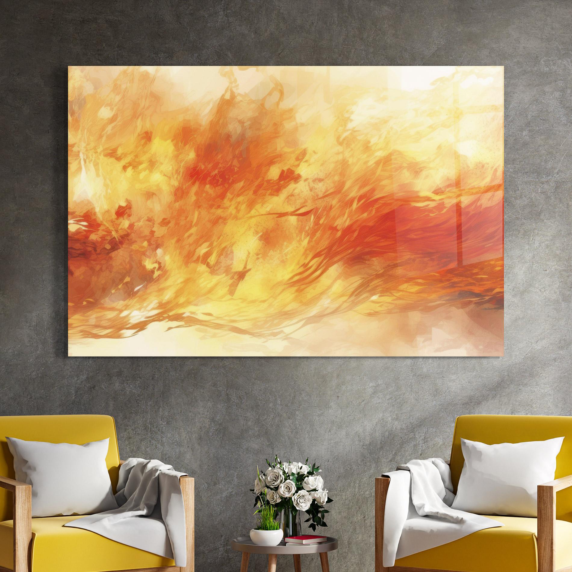 Üvegkép Burning Sparkle mockup 4