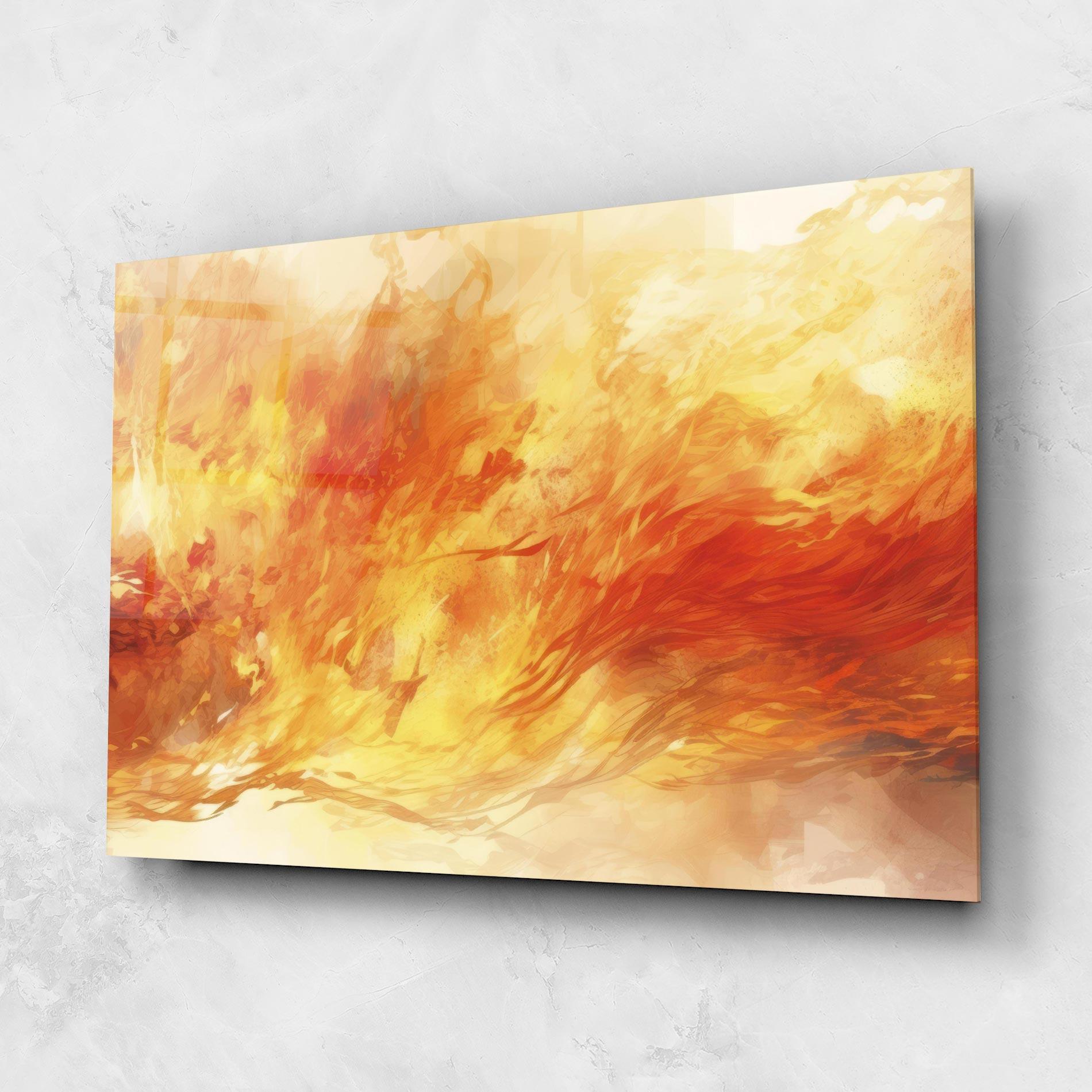 Üvegkép Burning Sparkle mockup 1