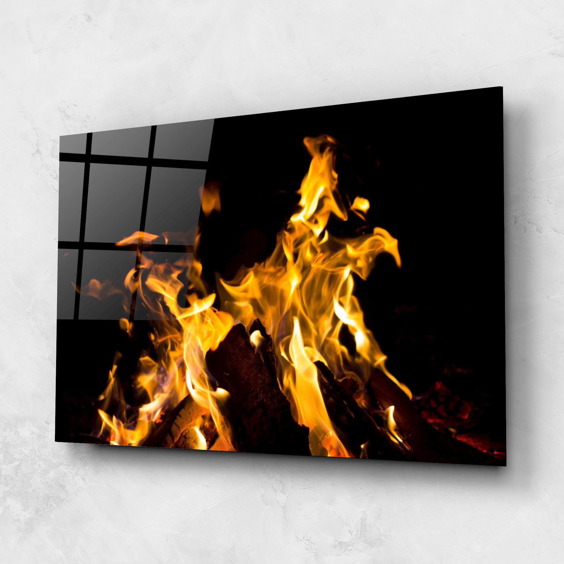 Üvegkép Fire Dance mockup 1