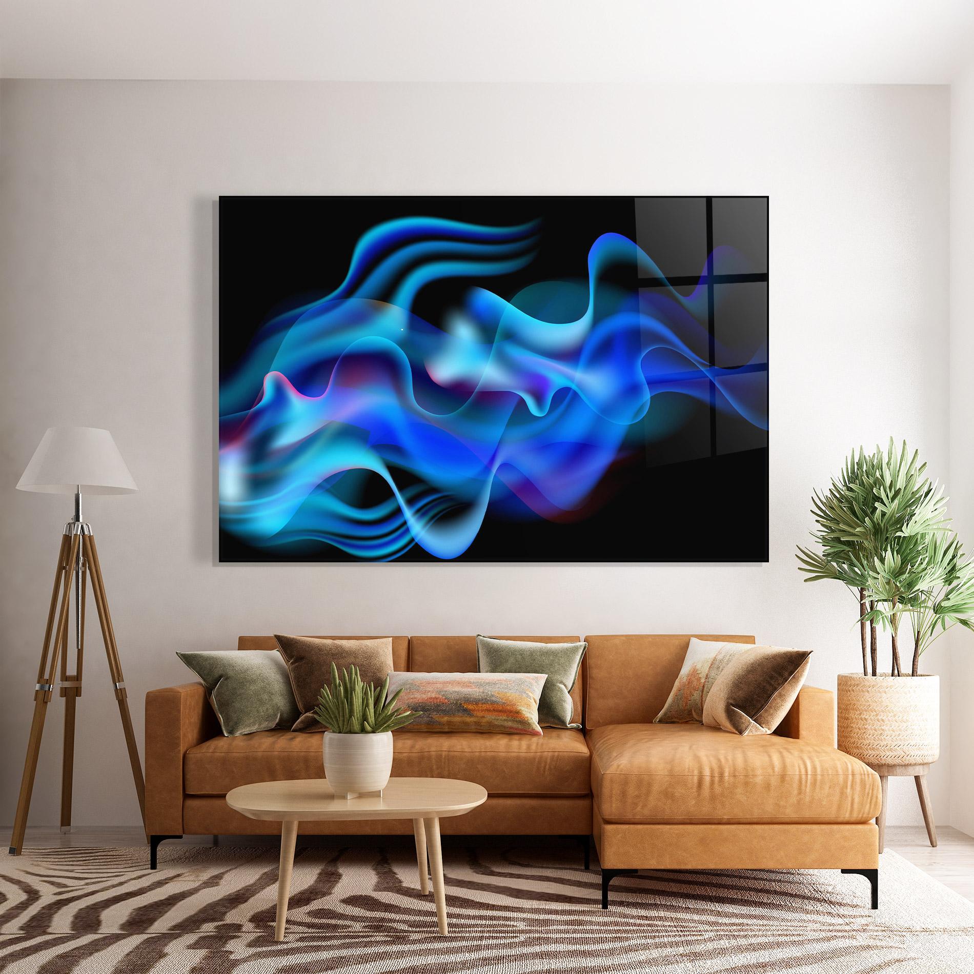 Üvegkép Blue Fire mockup 7