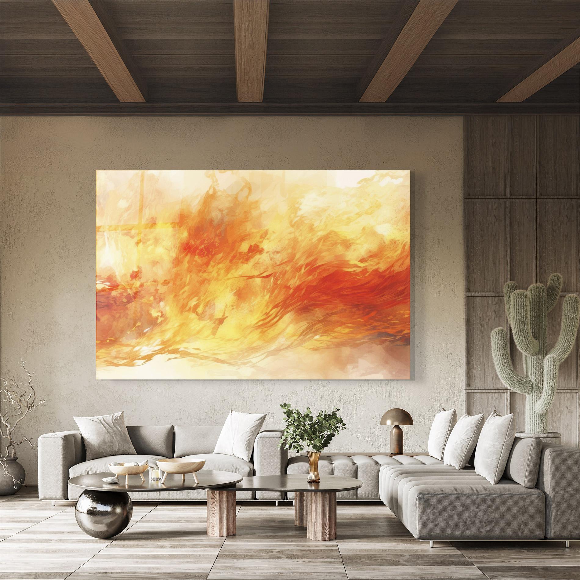 Üvegkép Burning Sparkle mockup 8