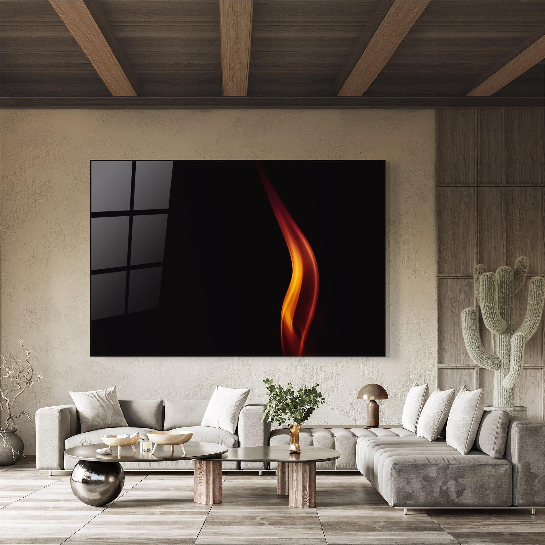 Üvegkép Flame Relax mockup 8