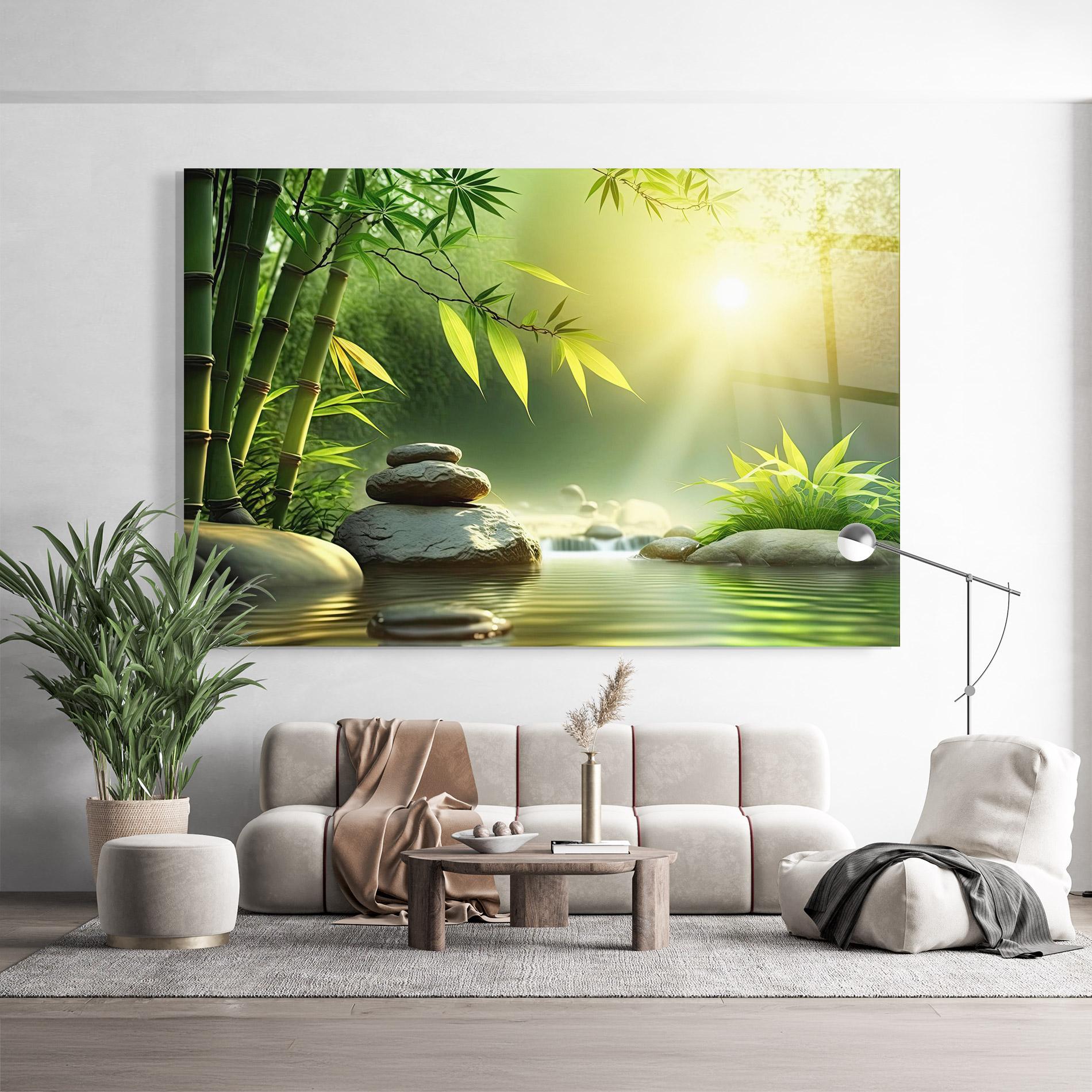 Üvegkép Relaxing Spa Nature mockup 9