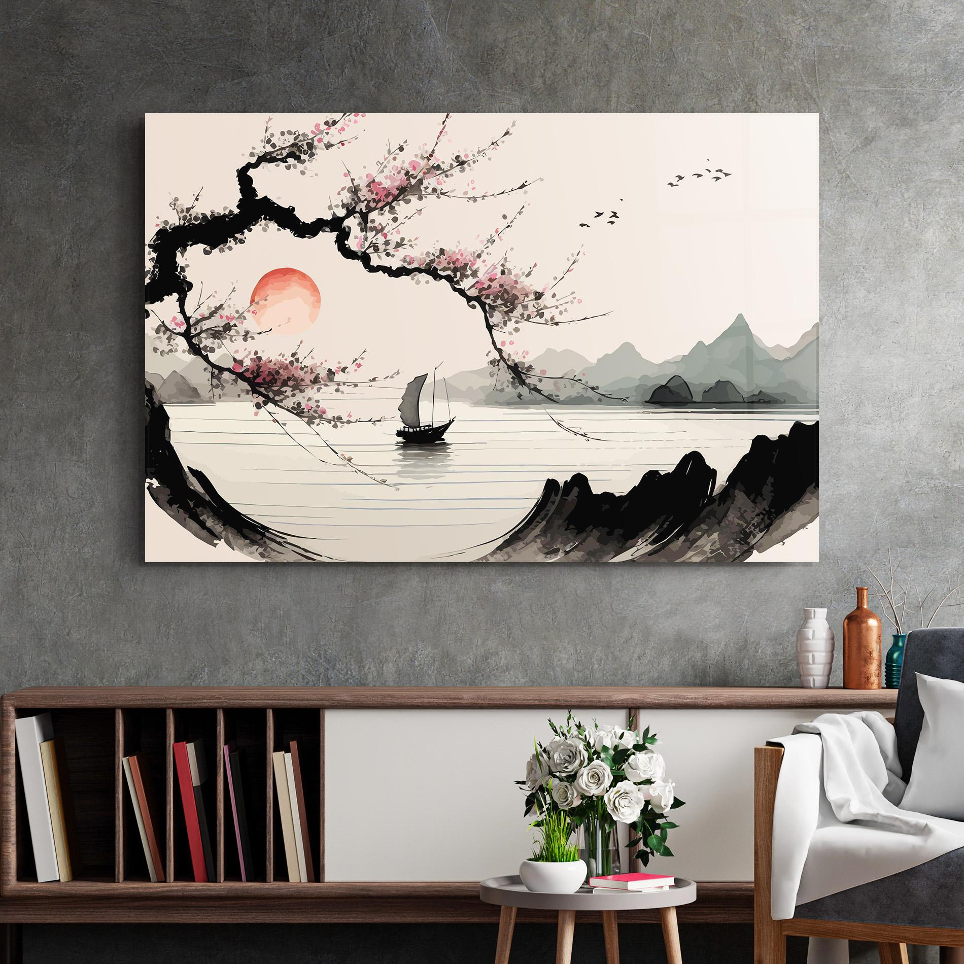 Üvegkép Relaxing Nature mockup 2