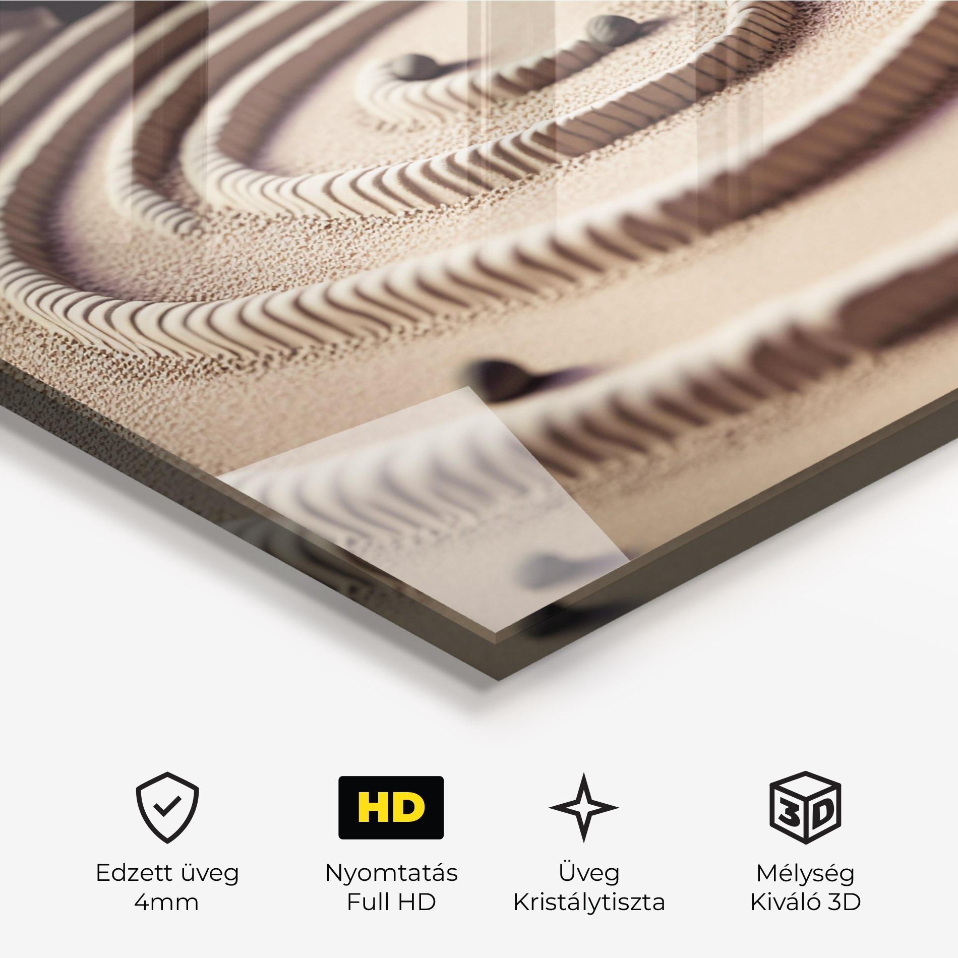 Üvegkép Japanese Zen Garden mockup 3