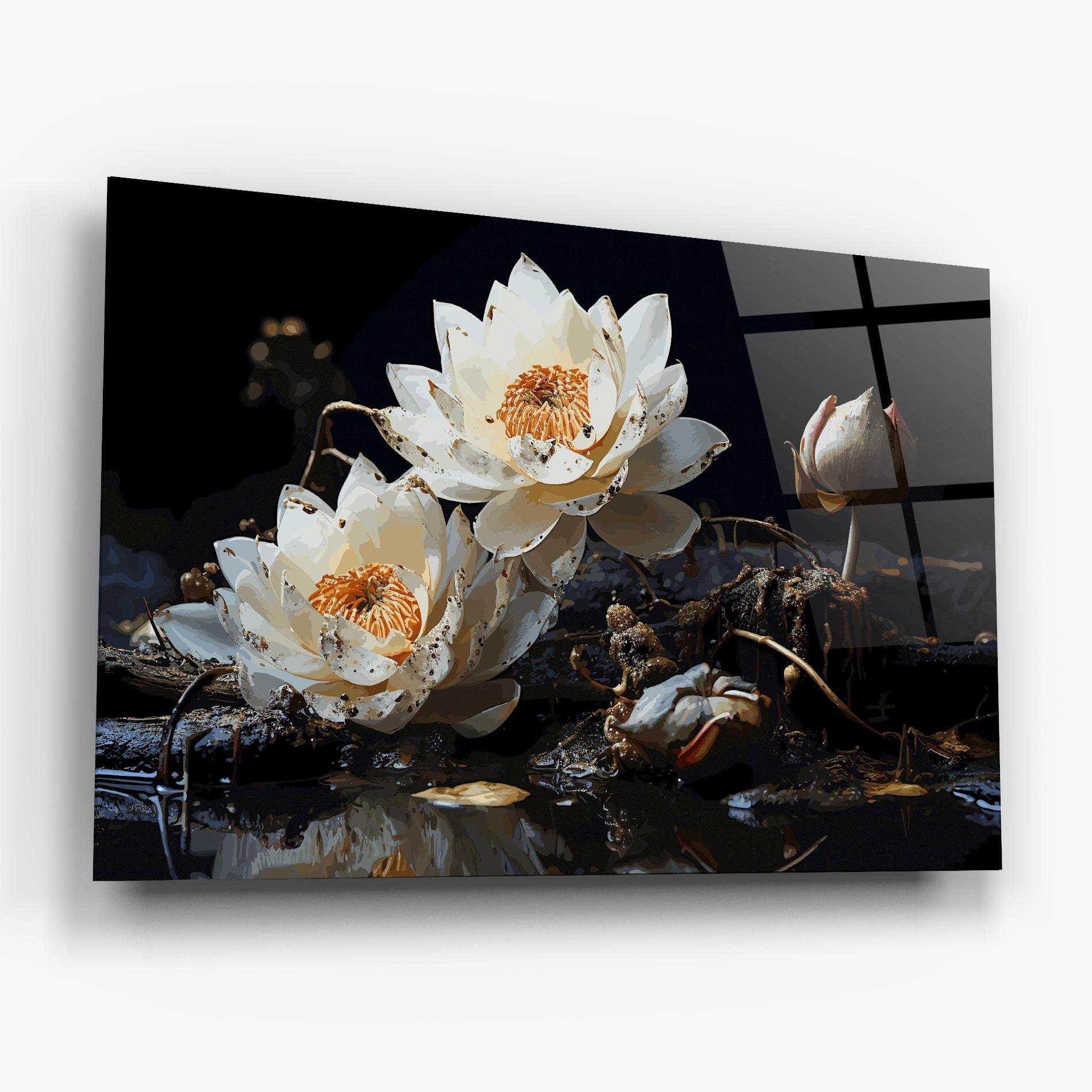 Üvegkép Beautiful White Nature mockup 6