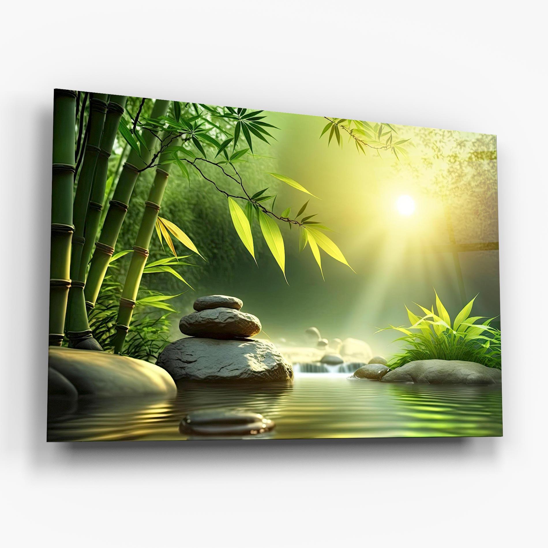 Üvegkép Relaxing Spa Nature mockup 6