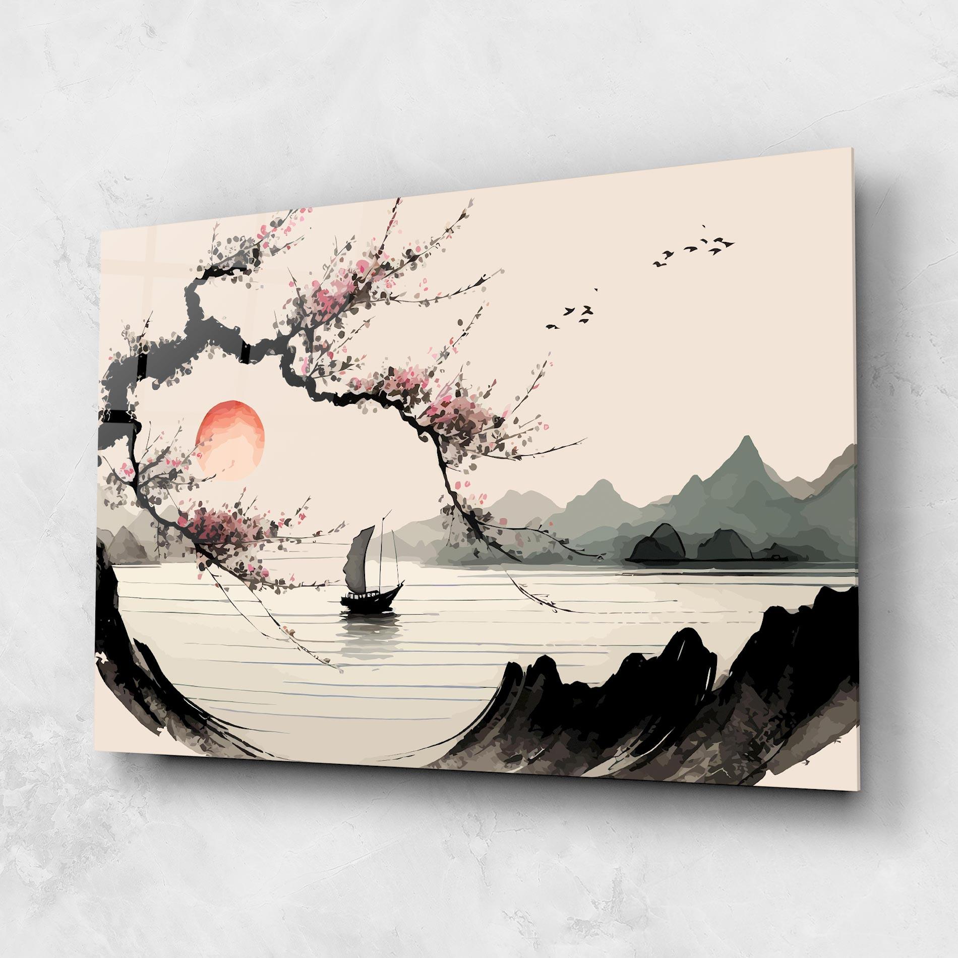 Üvegkép Relaxing Nature mockup 1
