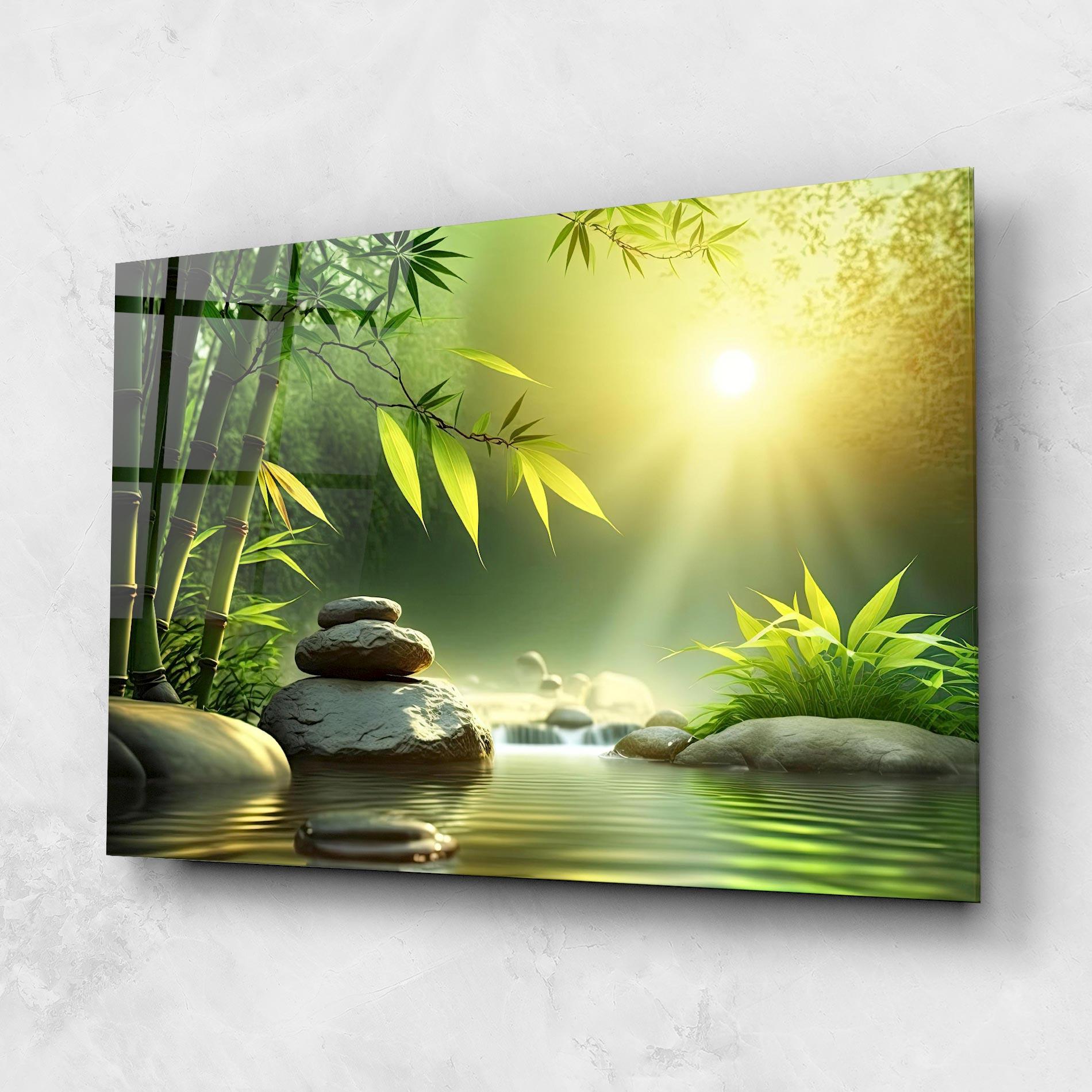 Üvegkép Relaxing Spa Nature mockup 1