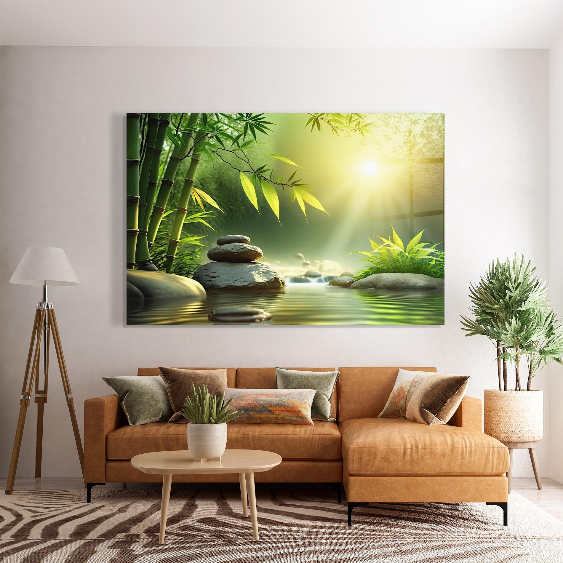 Üvegkép Relaxing Spa Nature mockup 7