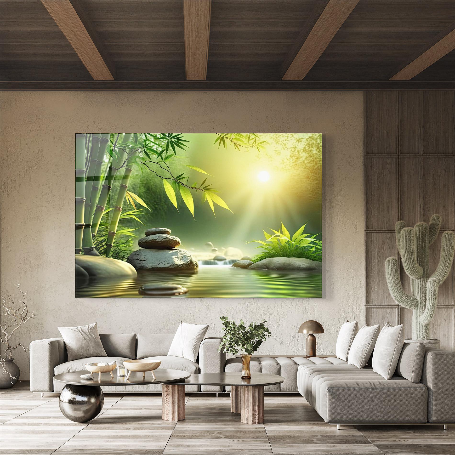 Üvegkép Relaxing Spa Nature mockup 8