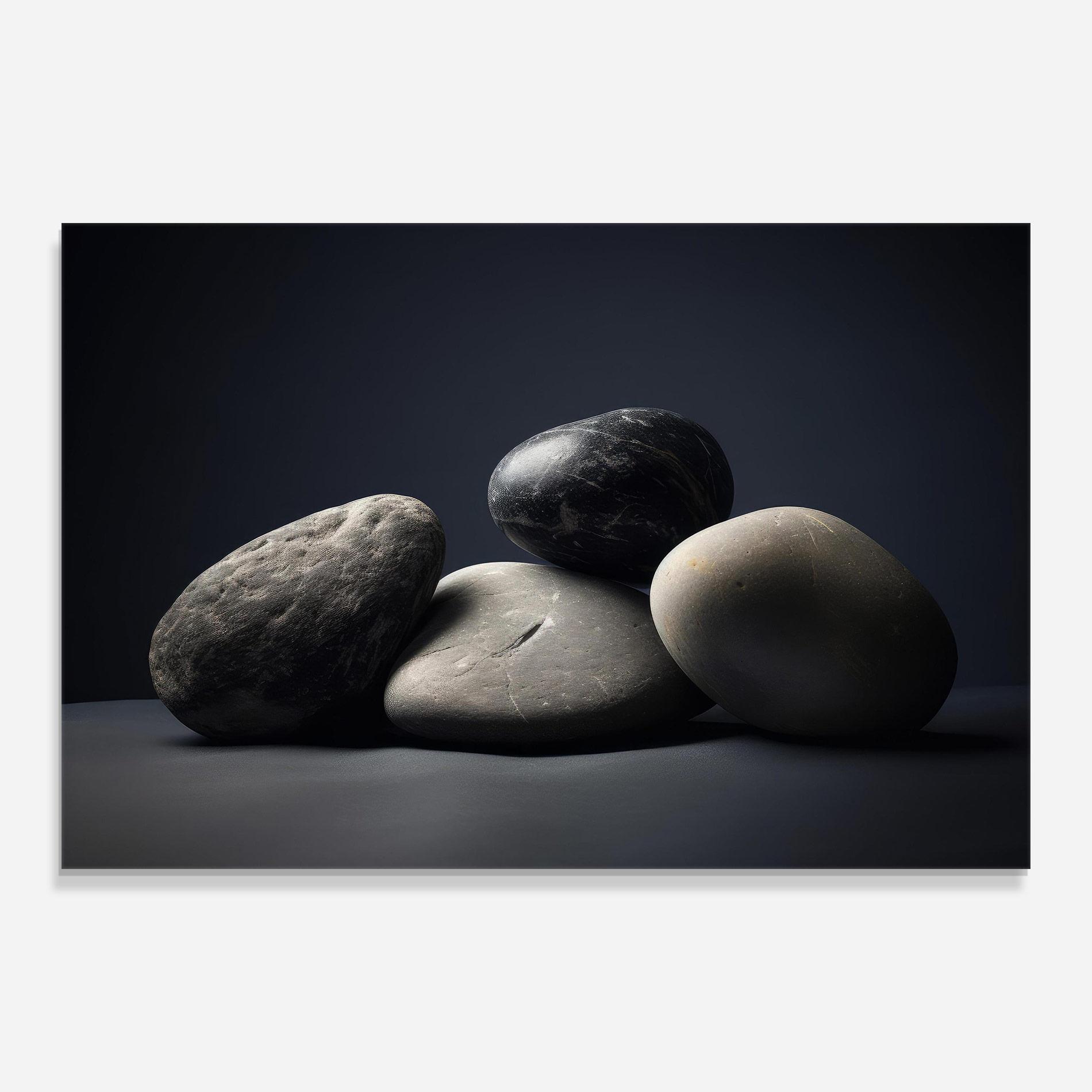Üvegkép Grey Stone mockup 0