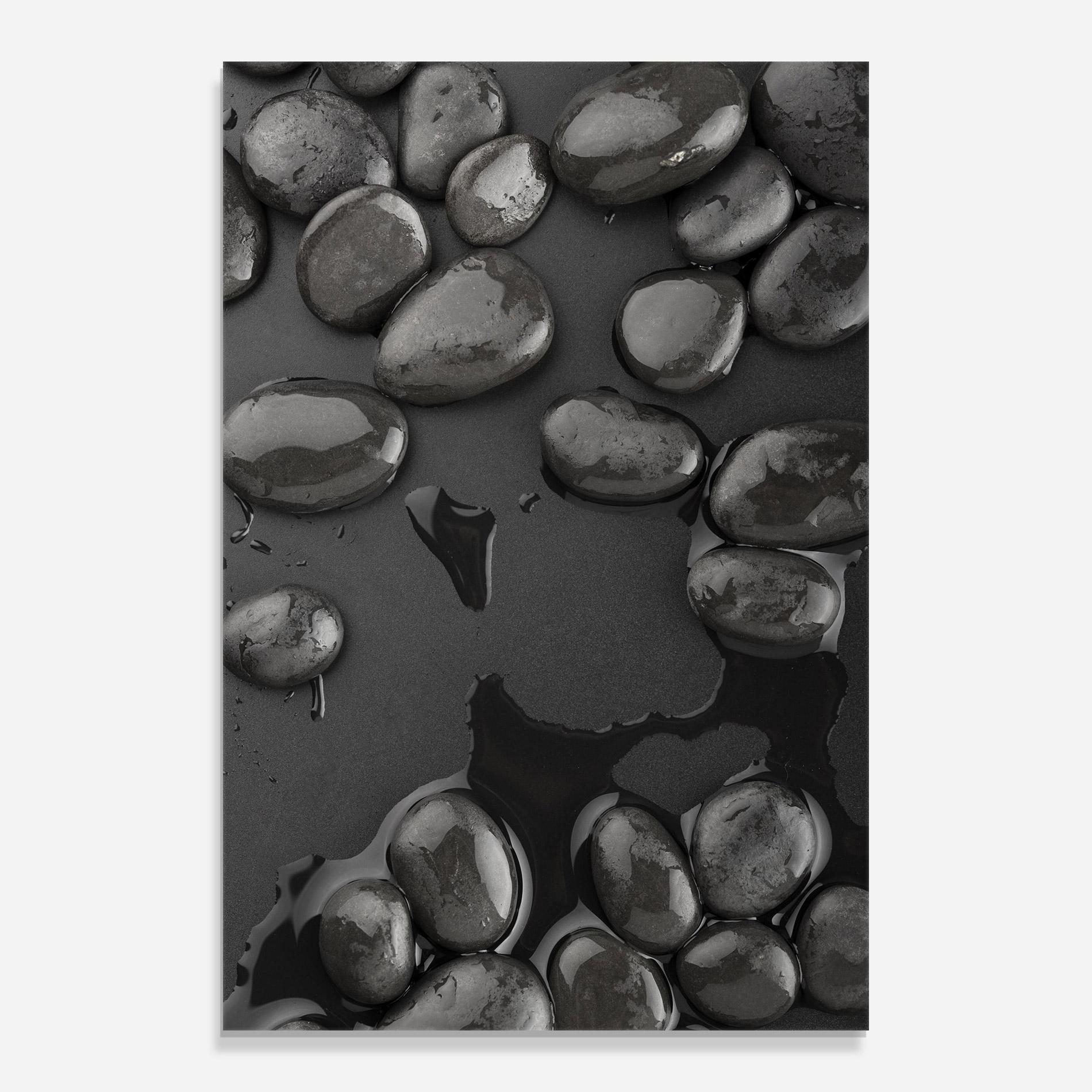 Üvegkép Grey Shiny Stones mockup 0